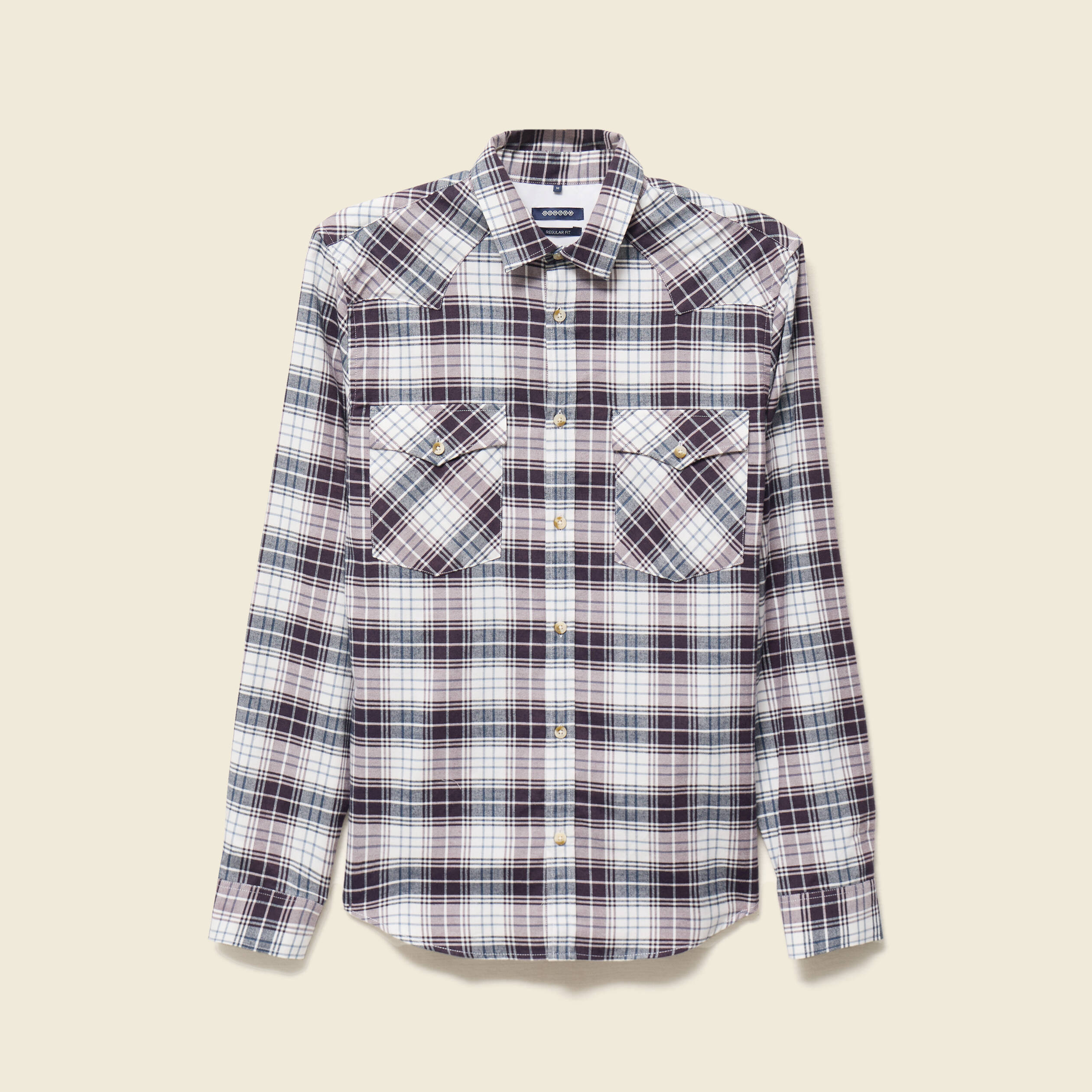 Andrew Scott Chemises En Flanelle De Coton Pour Homme | Chemises