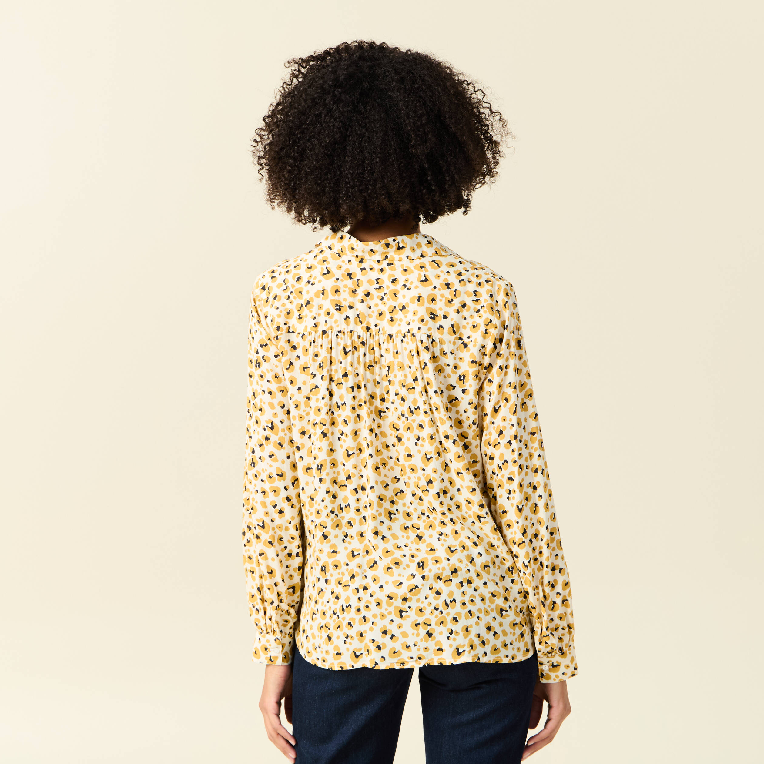 blouse manches longues beige femme Blouse manches longues beige femme