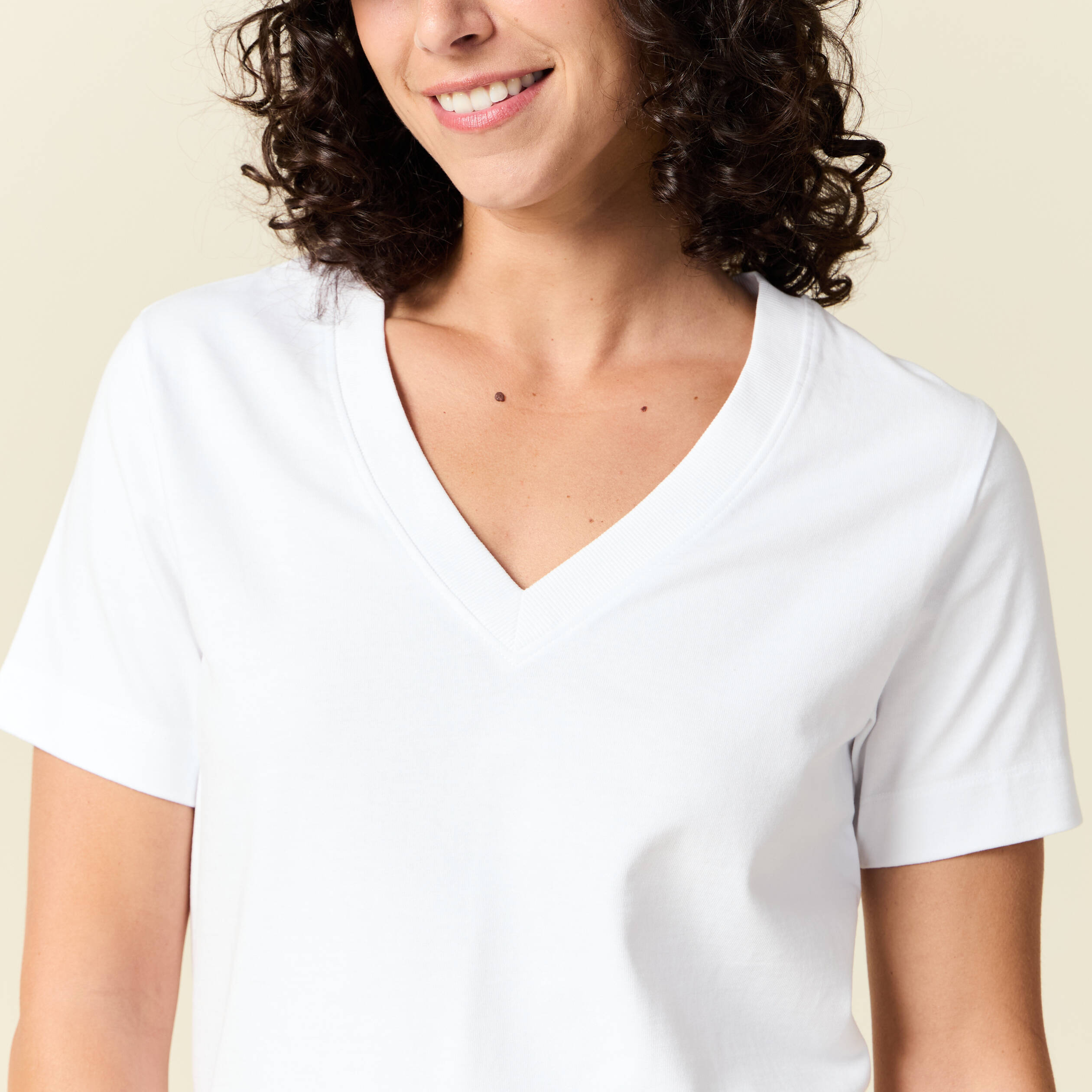 t shirt manches courtes blanc femme T-shirt manches courtes blanc femme
