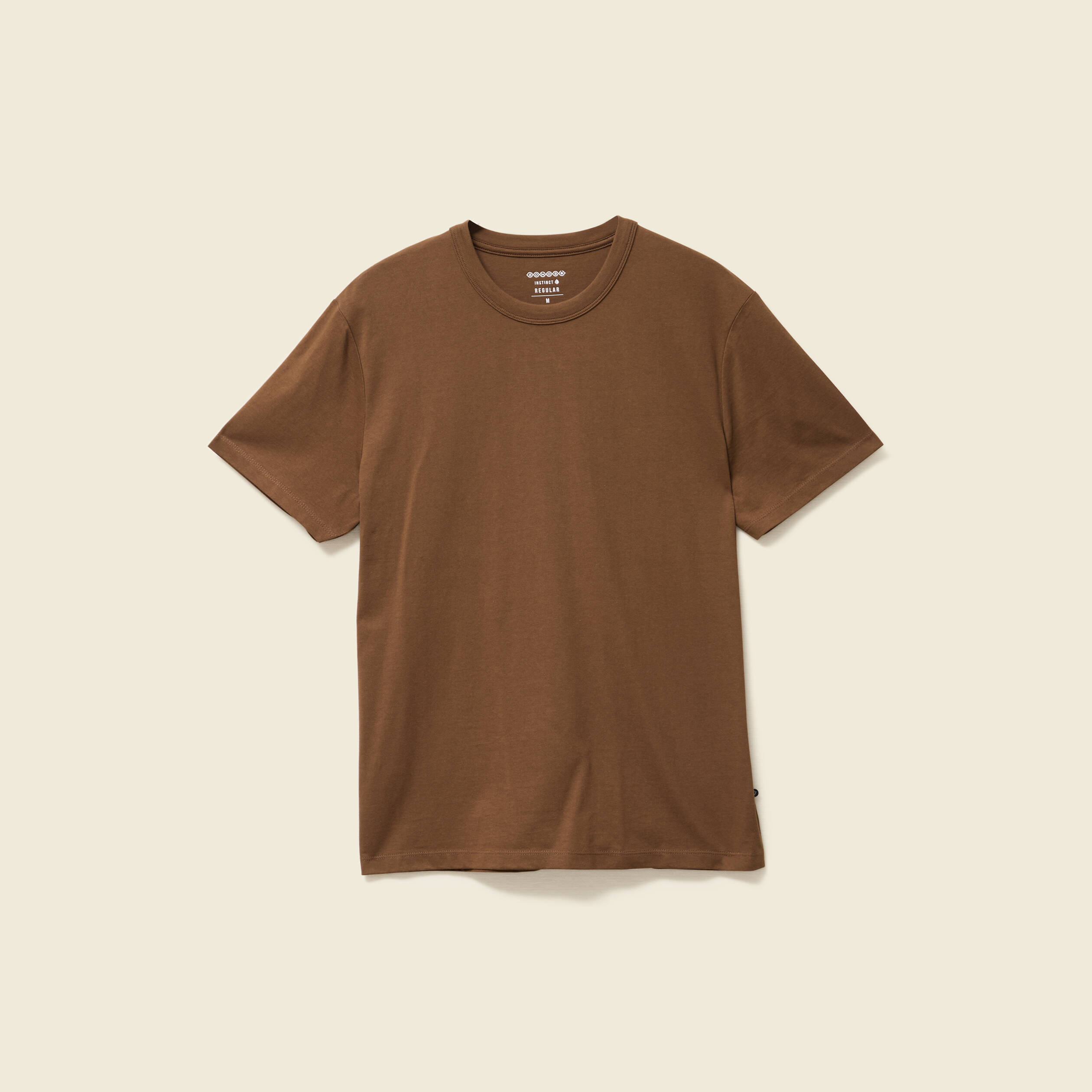 t shirt eco responsable marron homme T-shirt éco-responsable marron homme