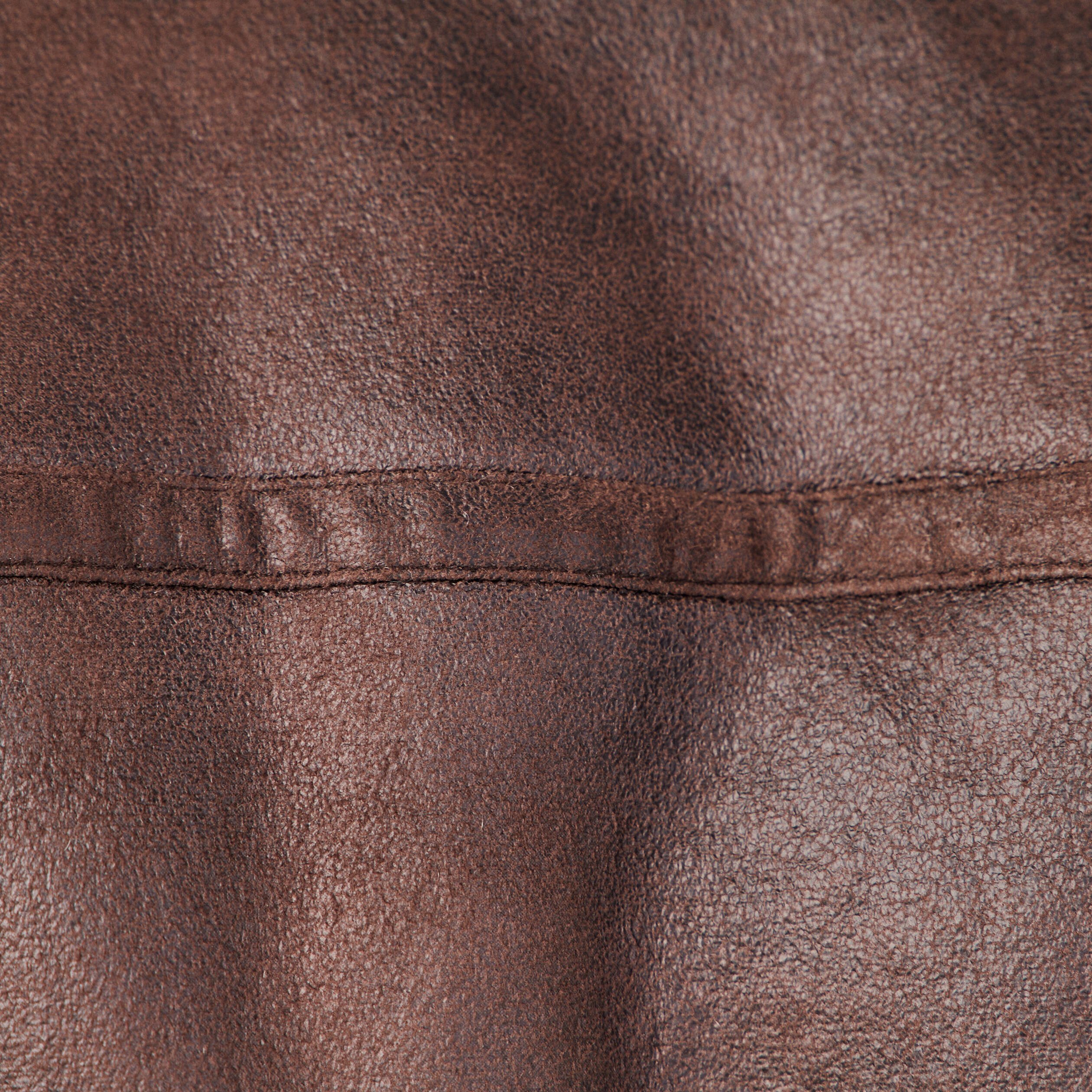 blouson droit simili cuir taupe homme Blouson droit simili cuir taupe homme