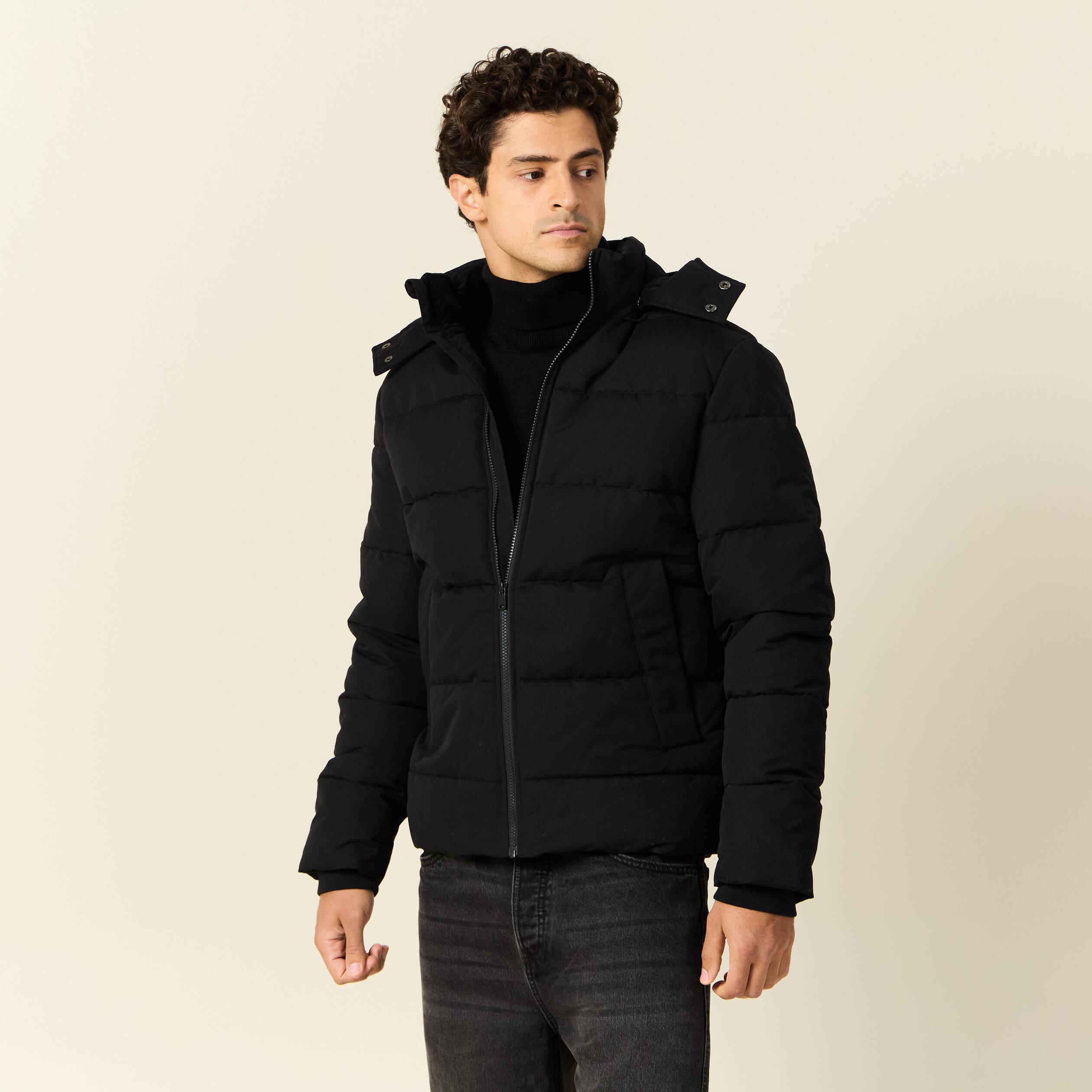 Doudoune homme capuche amovible store
