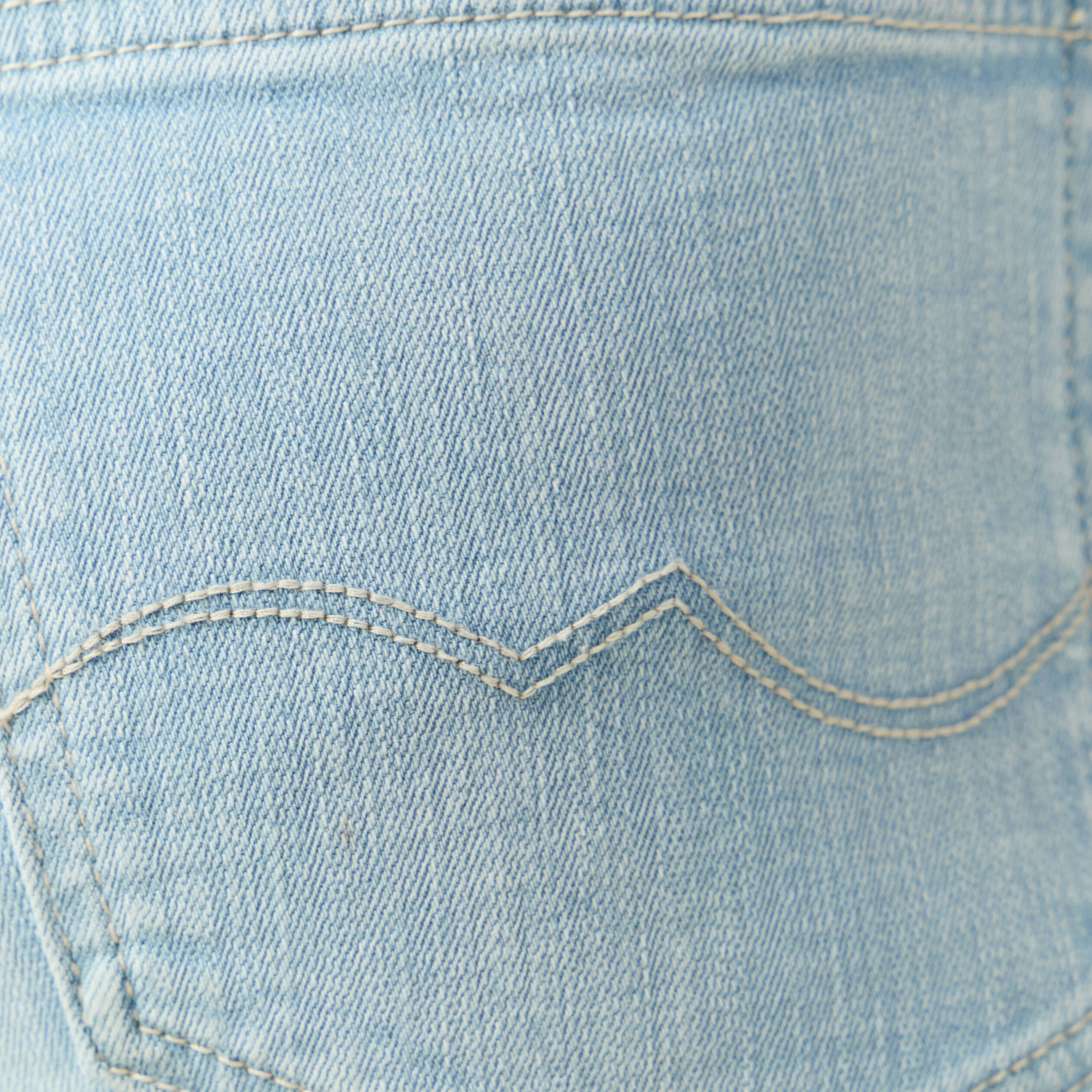 jeans slim taille haute 78eme denim bleach femme Jeans slim taille haute 7/8ème denim bleach femme