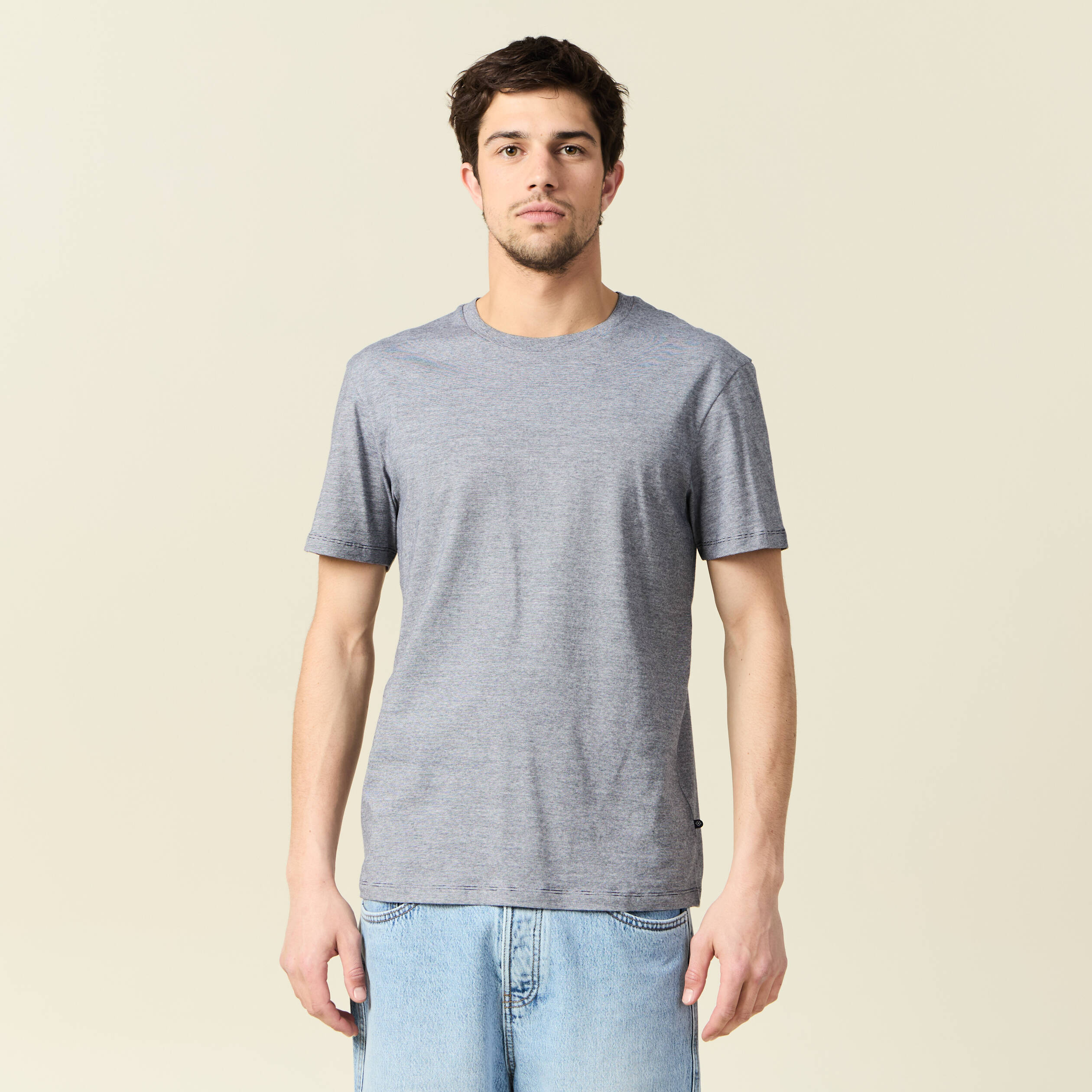 t shirt eco responsable bleu marine homme T-shirt éco-responsable bleu marine homme