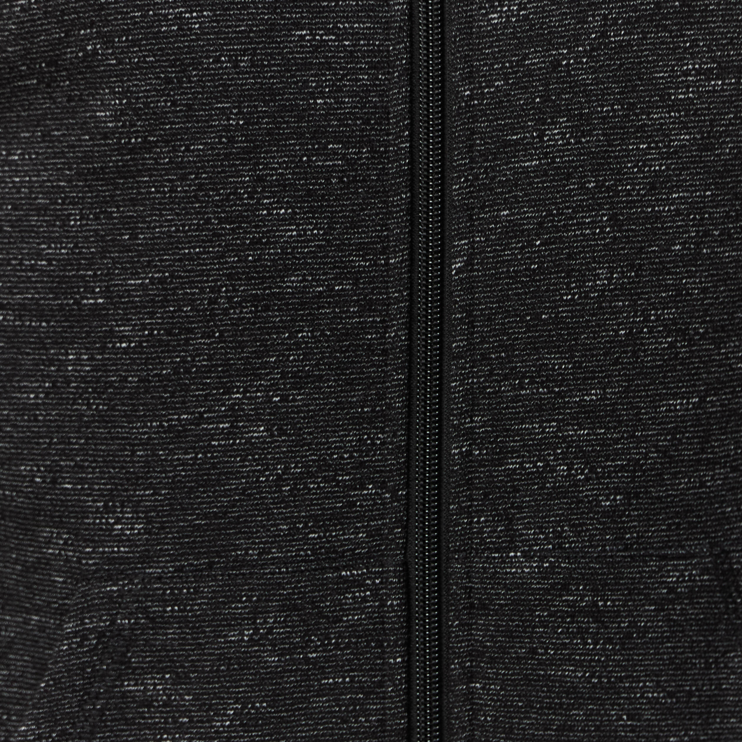 Gilet manches longues zipp&eacute; noir homme