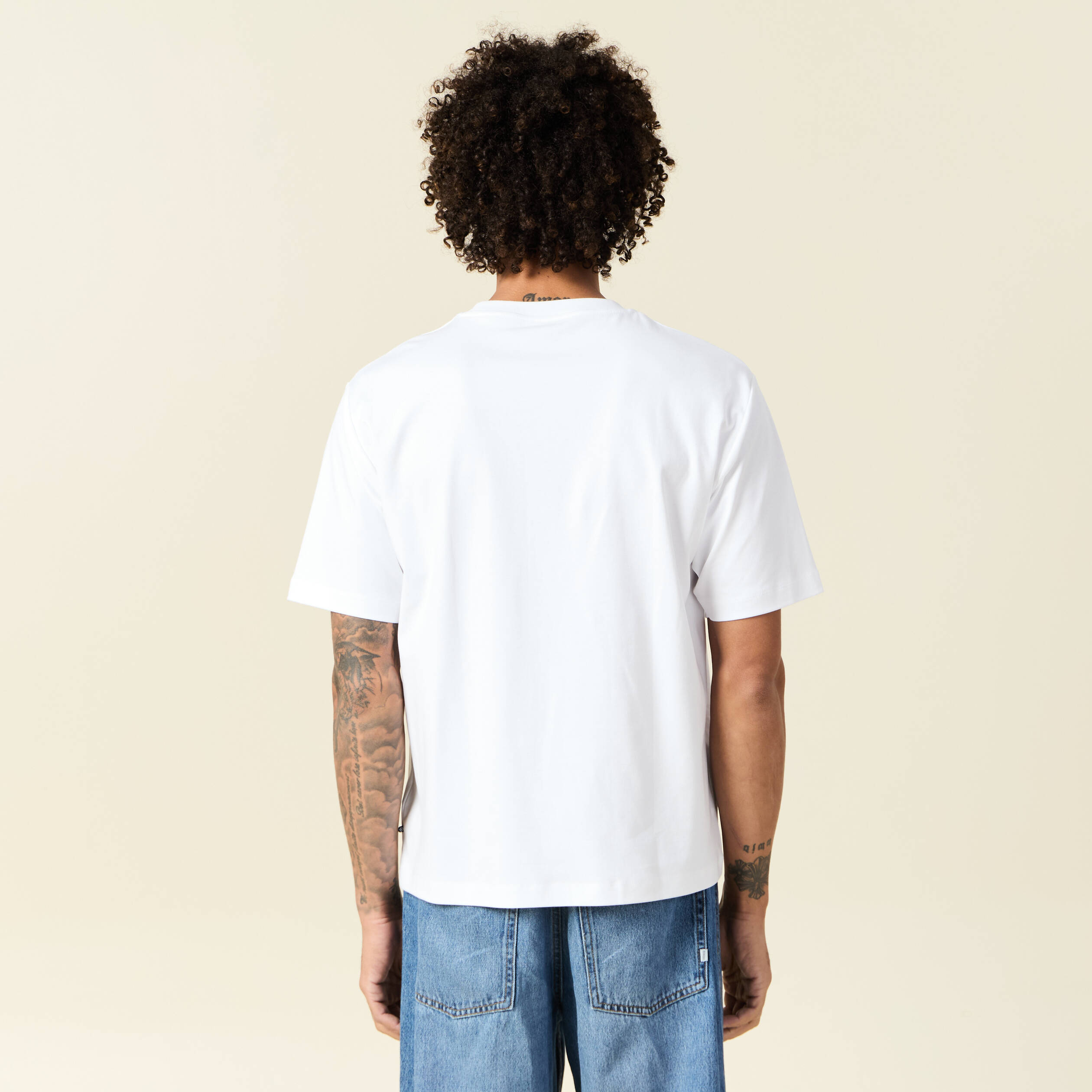 t shirt manches courtes blanc homme T-shirt manches courtes blanc homme