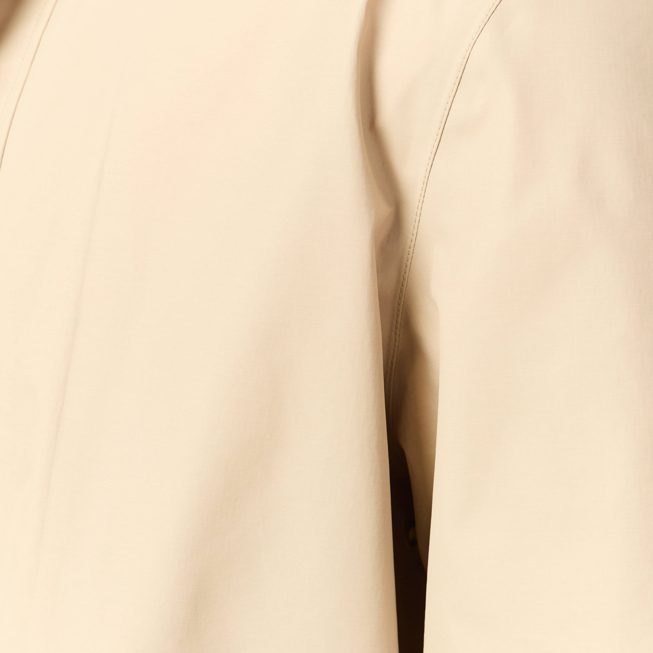 Trench manches longues col montant beige homme
