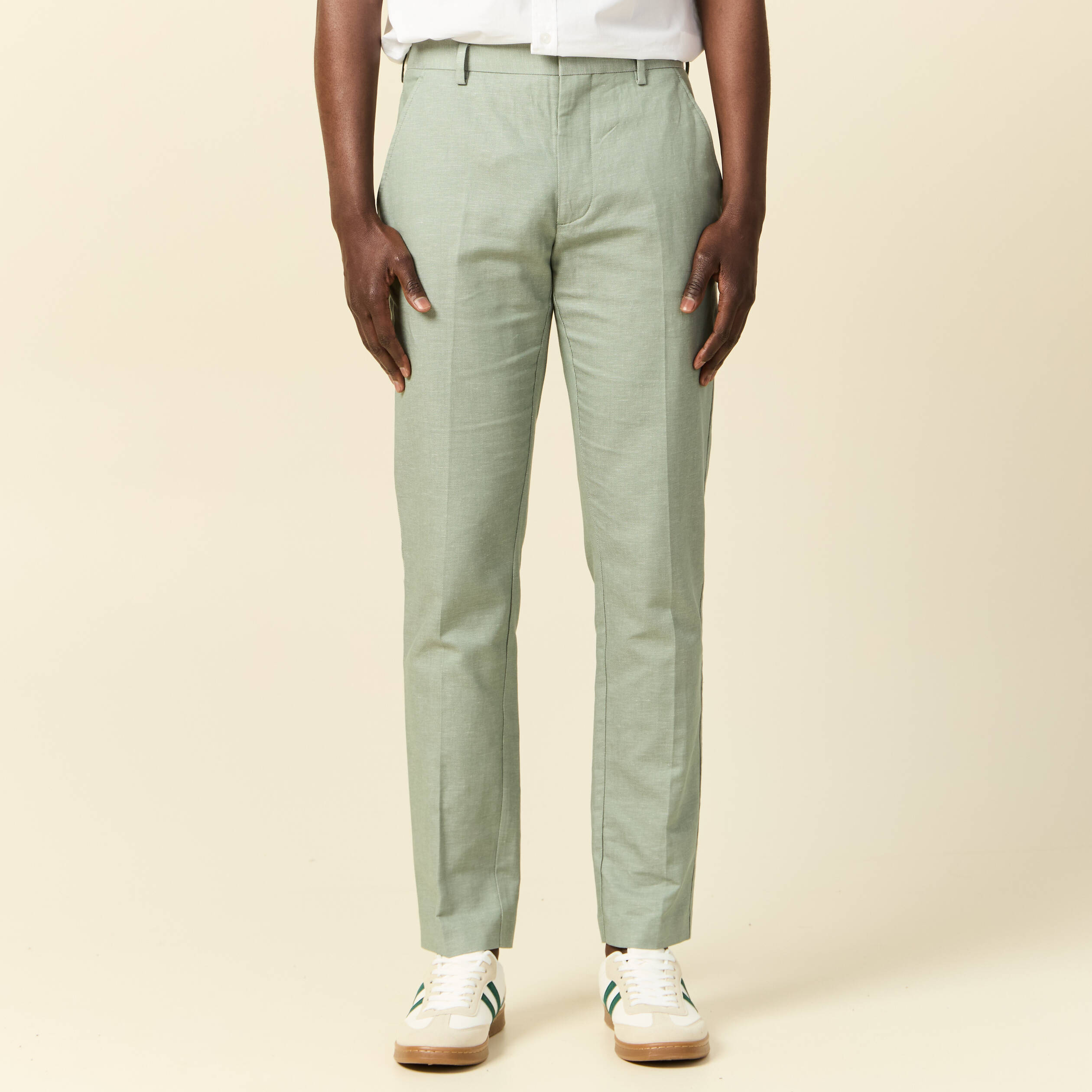 pantalon chino vert olive homme Pantalon chino vert olive homme