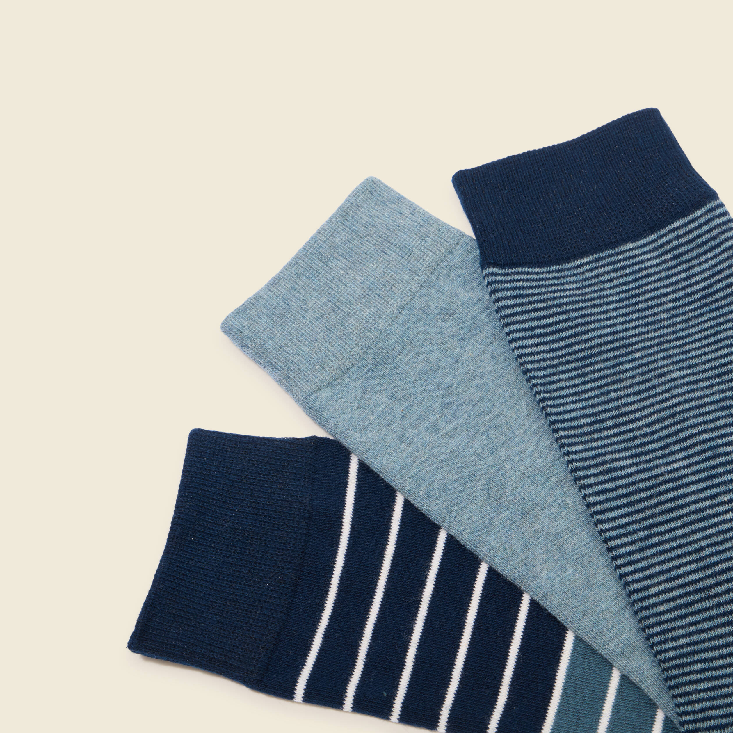Lot de 3 paires de chaussettes vert fonc&eacute; homme
