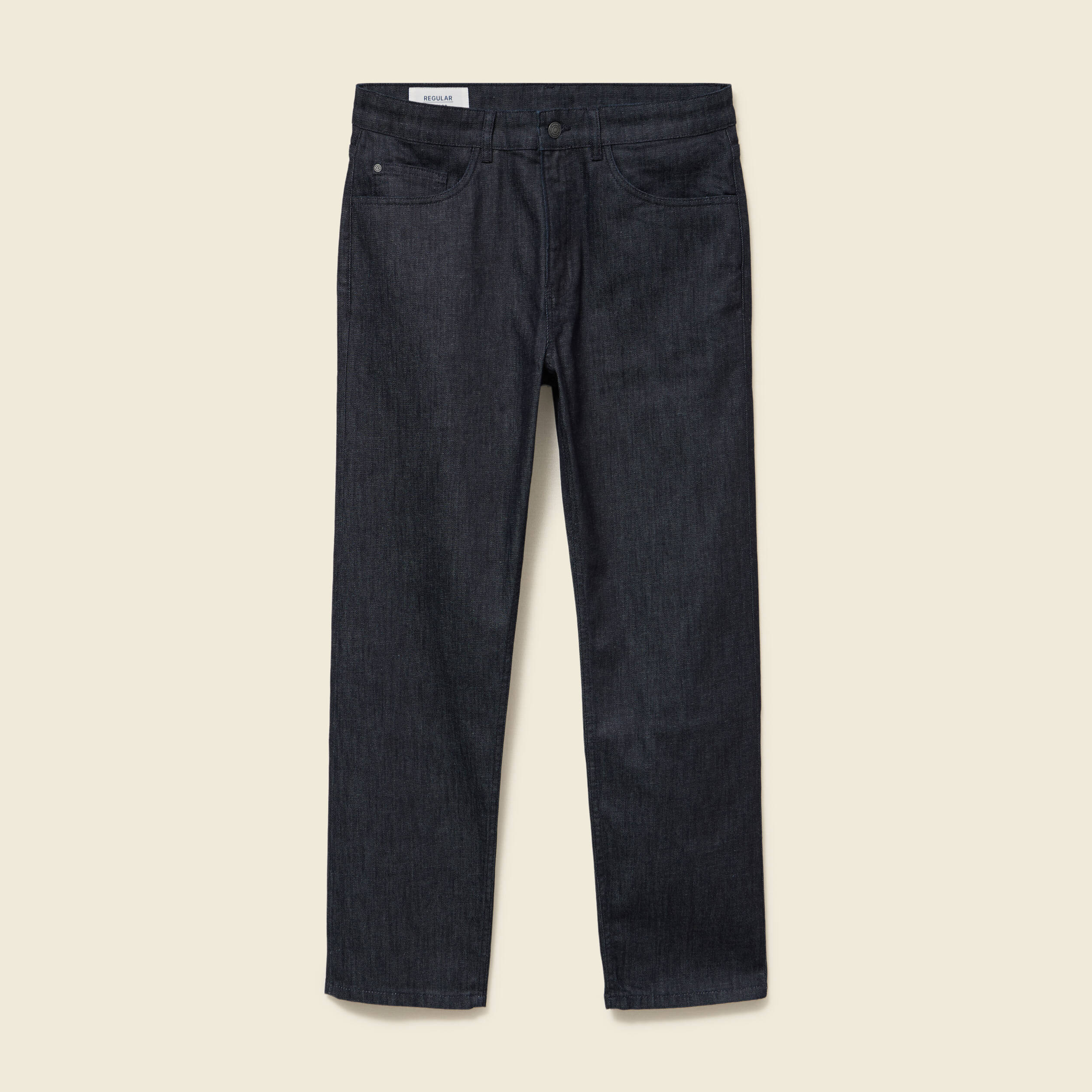 Jeans regular longueur 32 denim brut clean homme