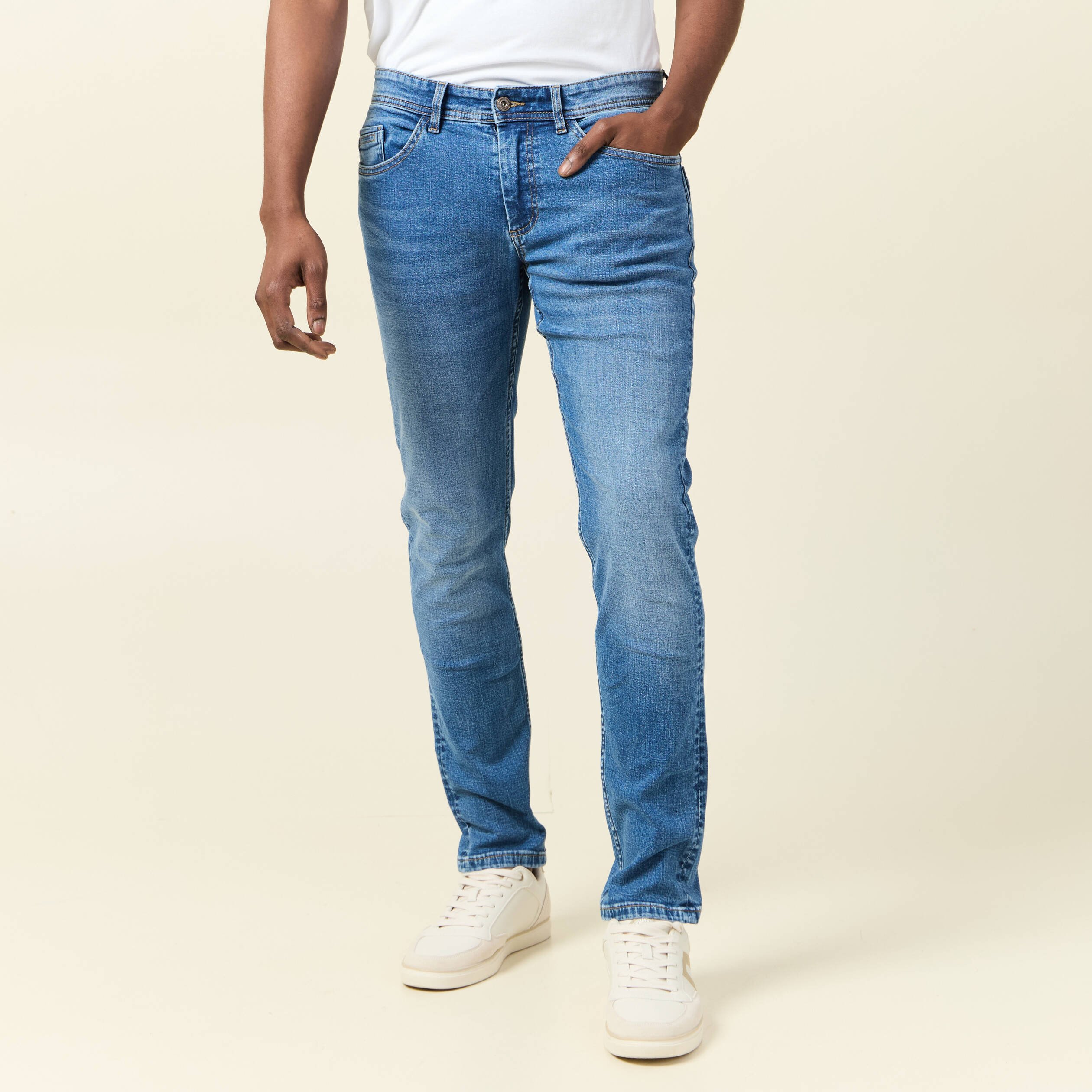 jeans slim eco responsable denim stone homme Jeans slim éco-responsable denim stone homme