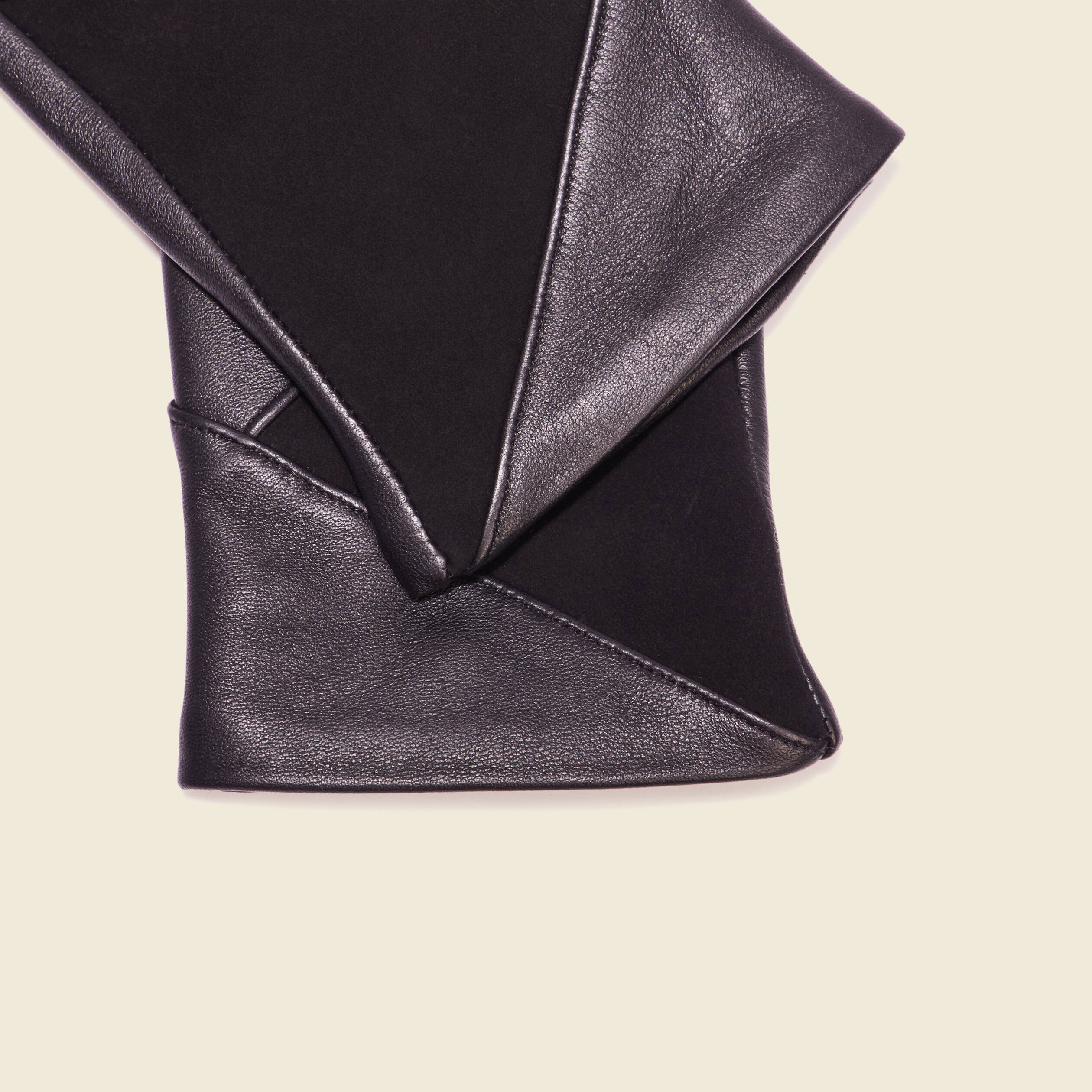gants en cuir noir femme Gants en cuir noir femme