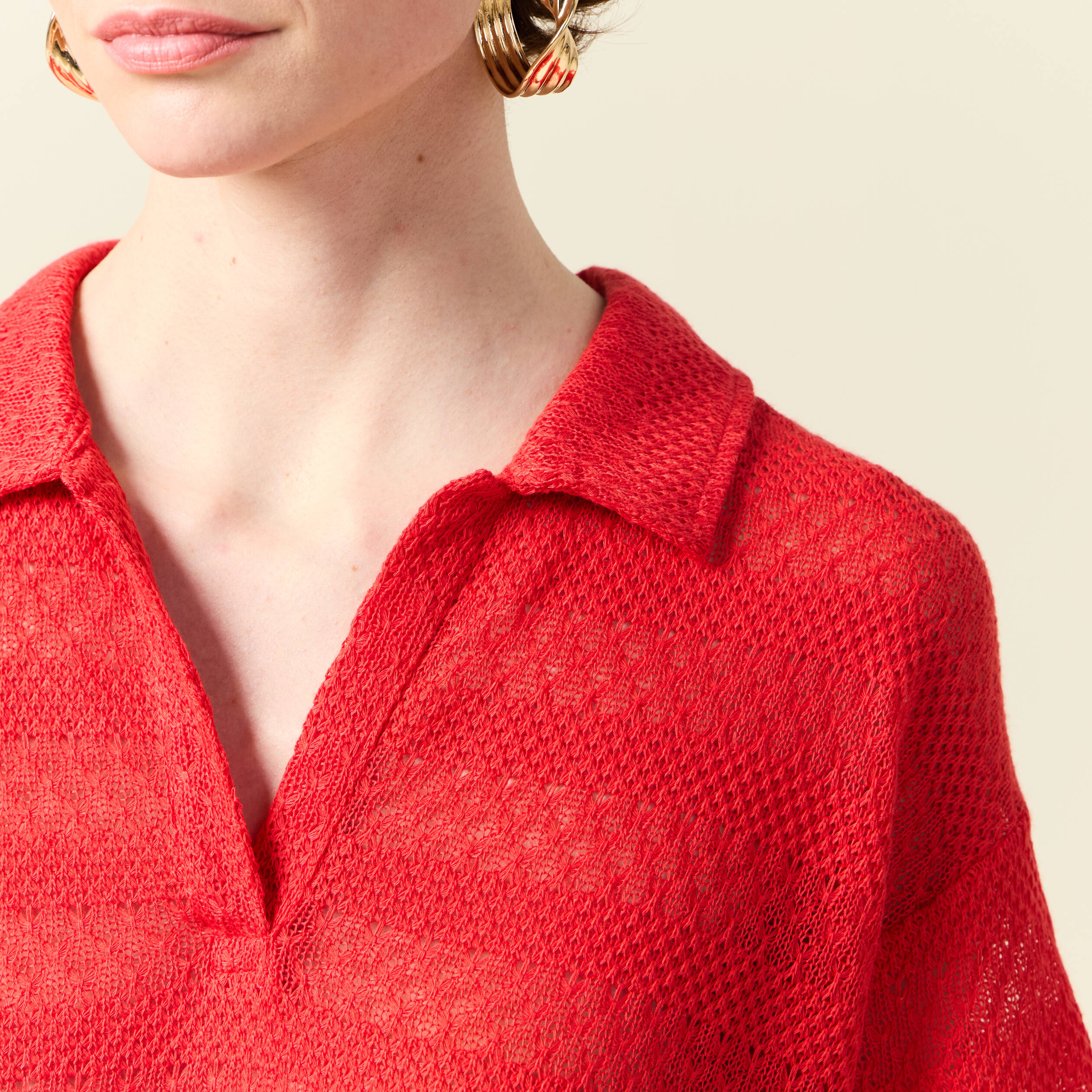 t shirt manches courtes rouge femme T-shirt manches courtes rouge femme