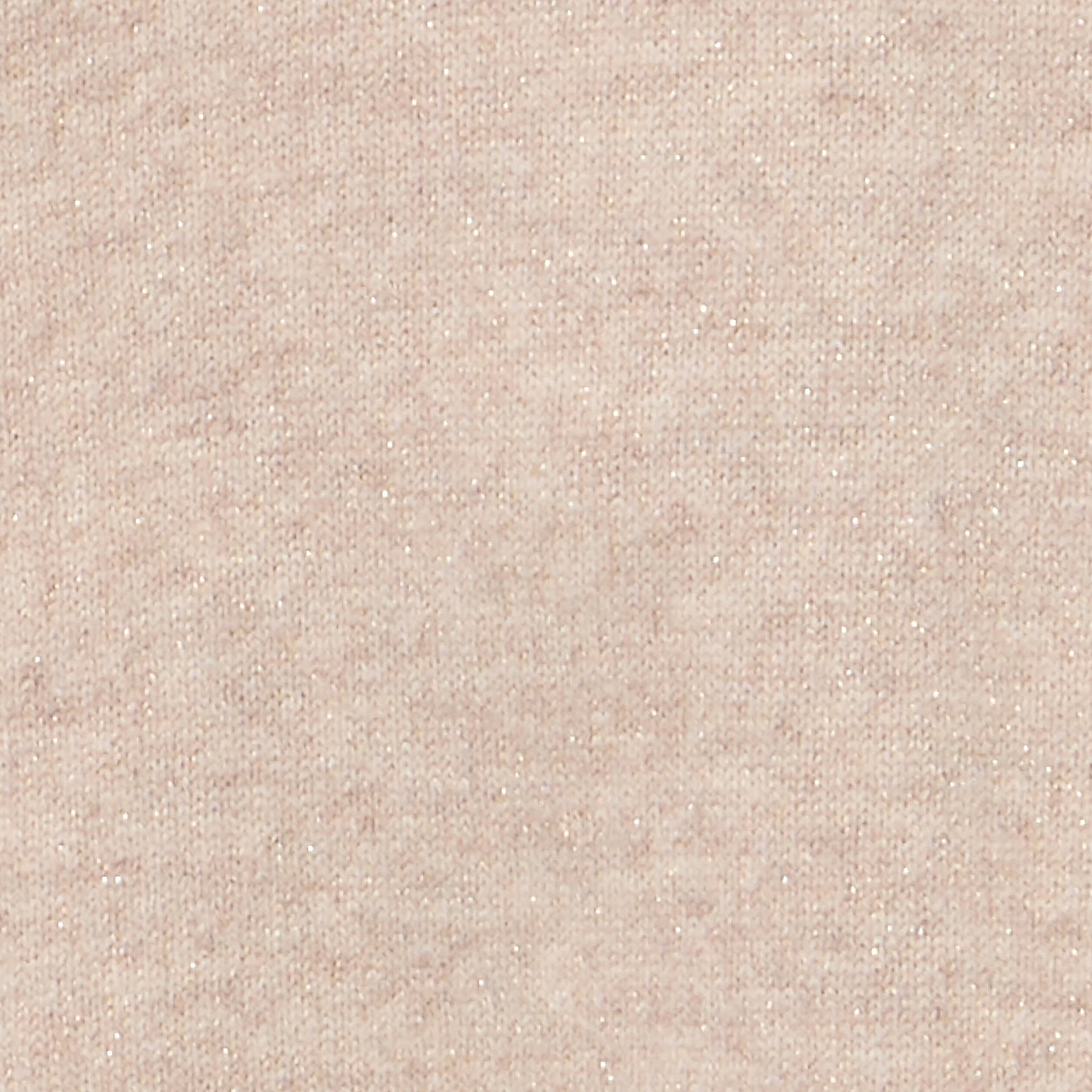 Pull droit col v manches longues creme femme