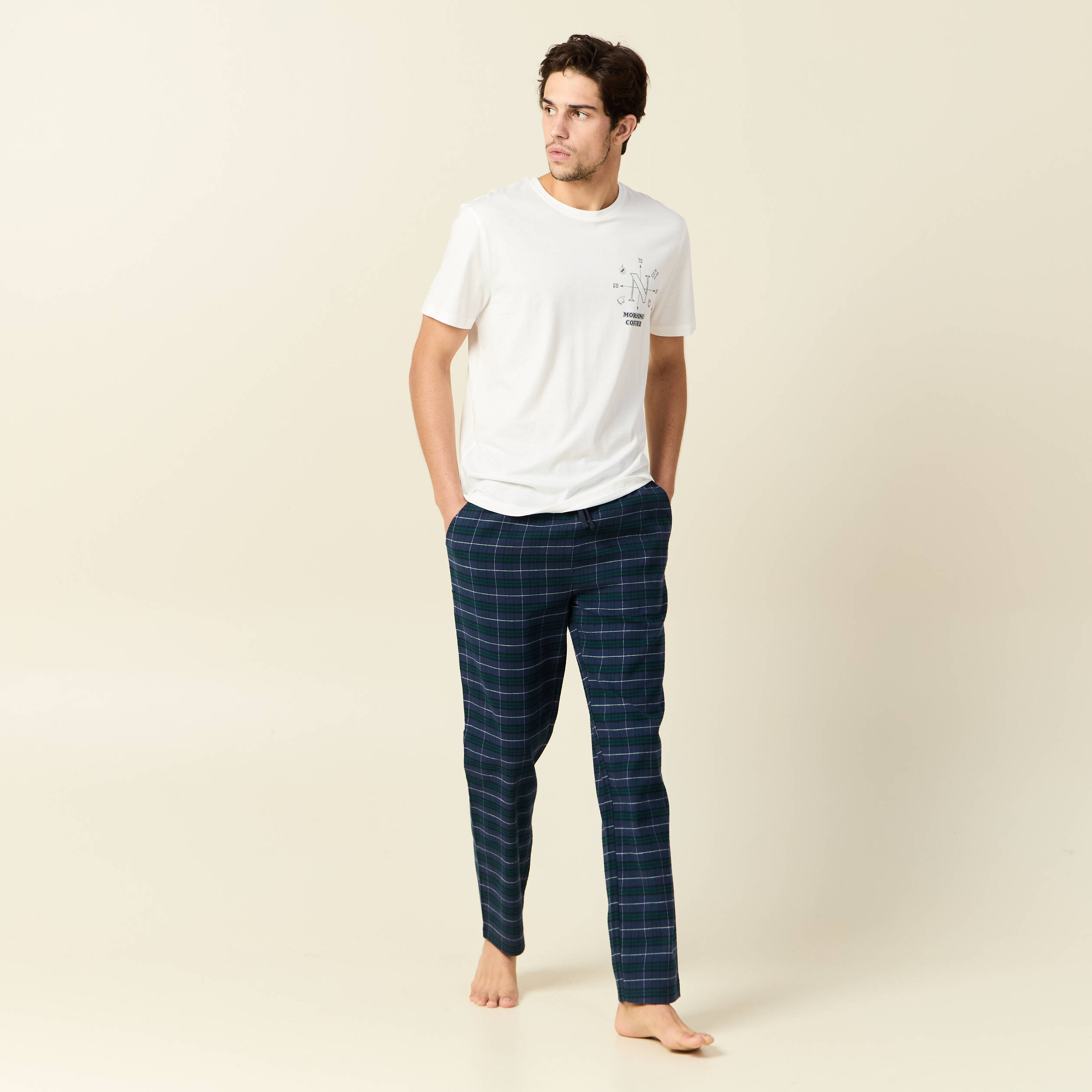 ensemble pyjama pantalon vert fonce homme Ensemble pyjama pantalon vert foncé homme
