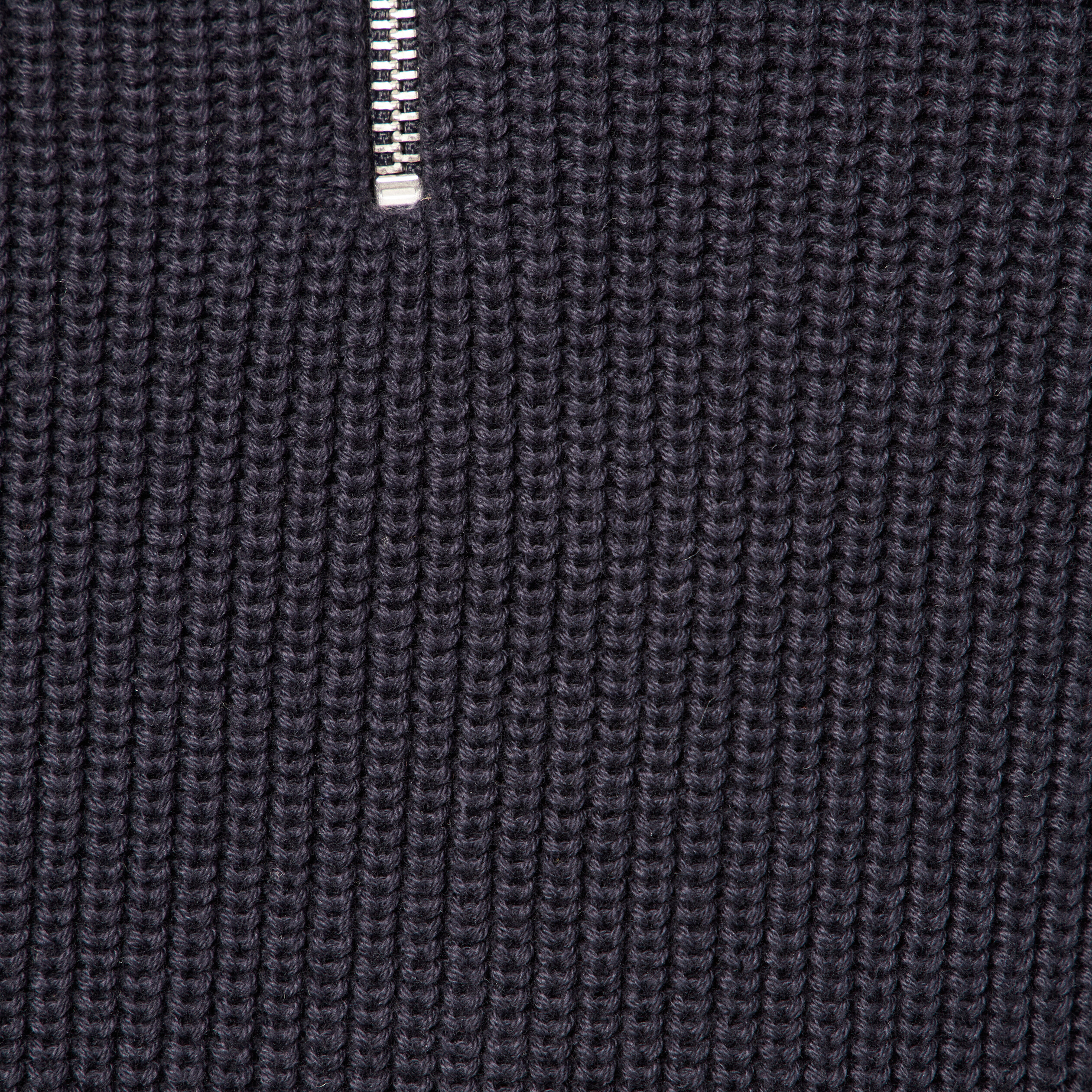 Pull manches longues bleu marine homme