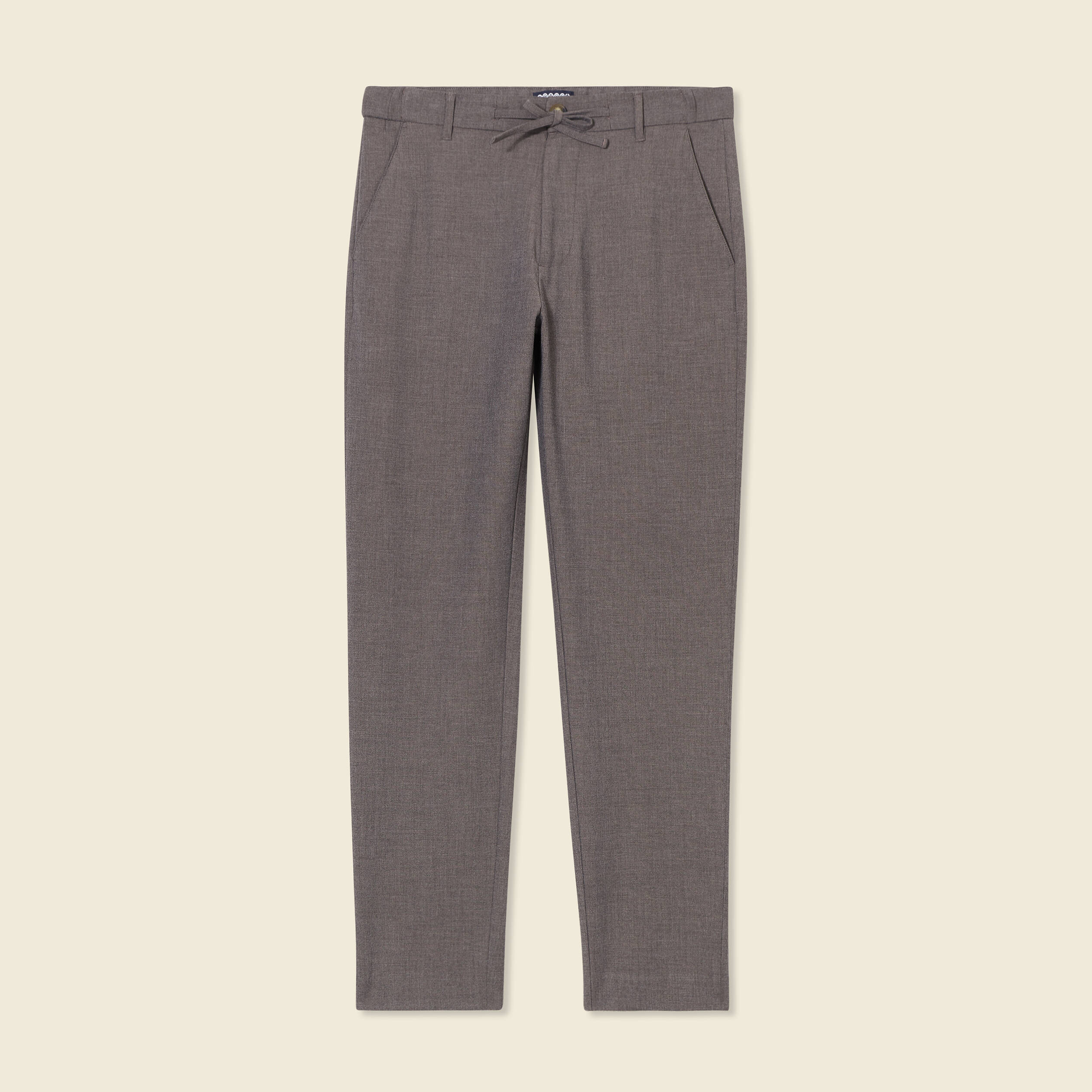 pantalon chino jogger taupe homme Pantalon chino jogger taupe homme