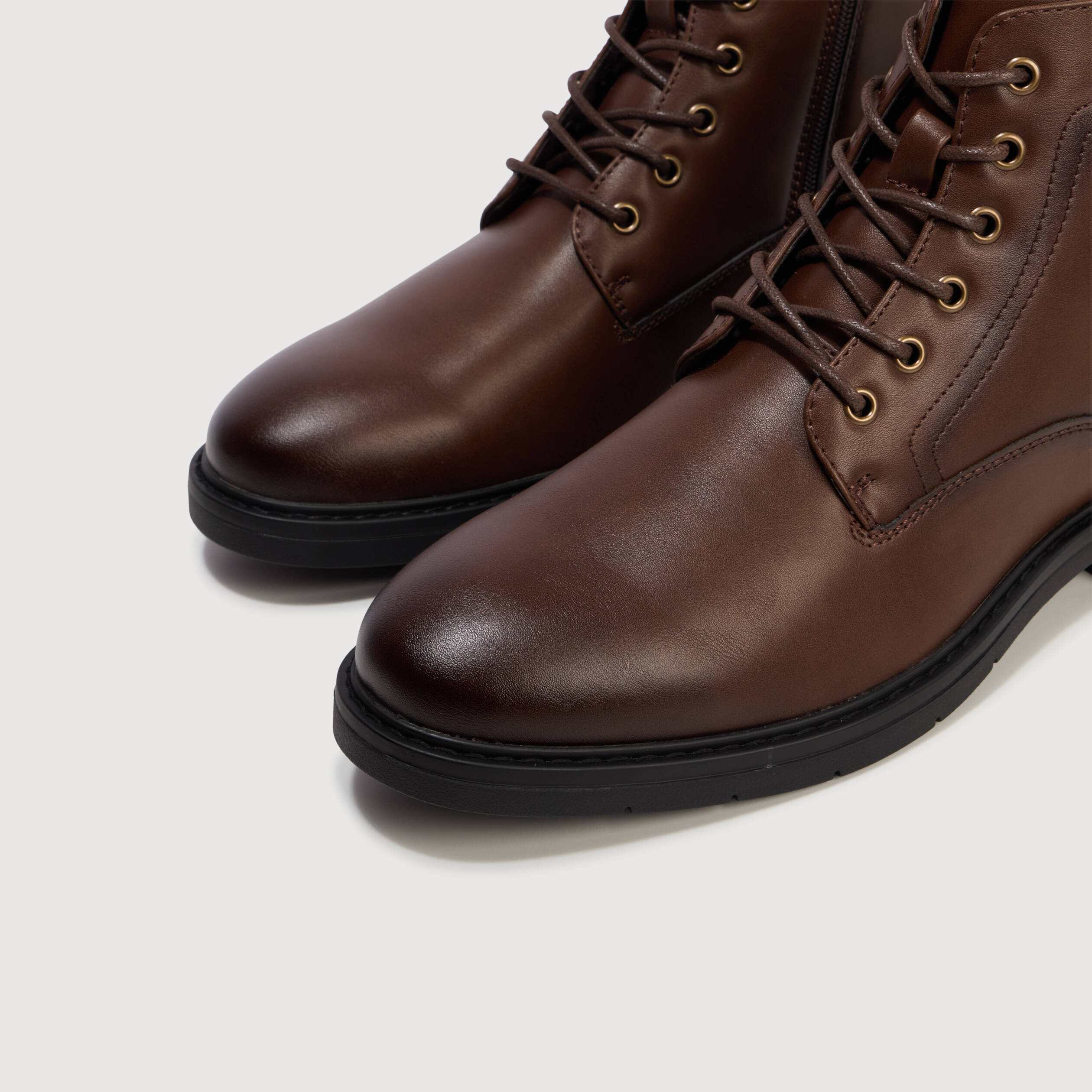 Bottines marron fonc&eacute; homme