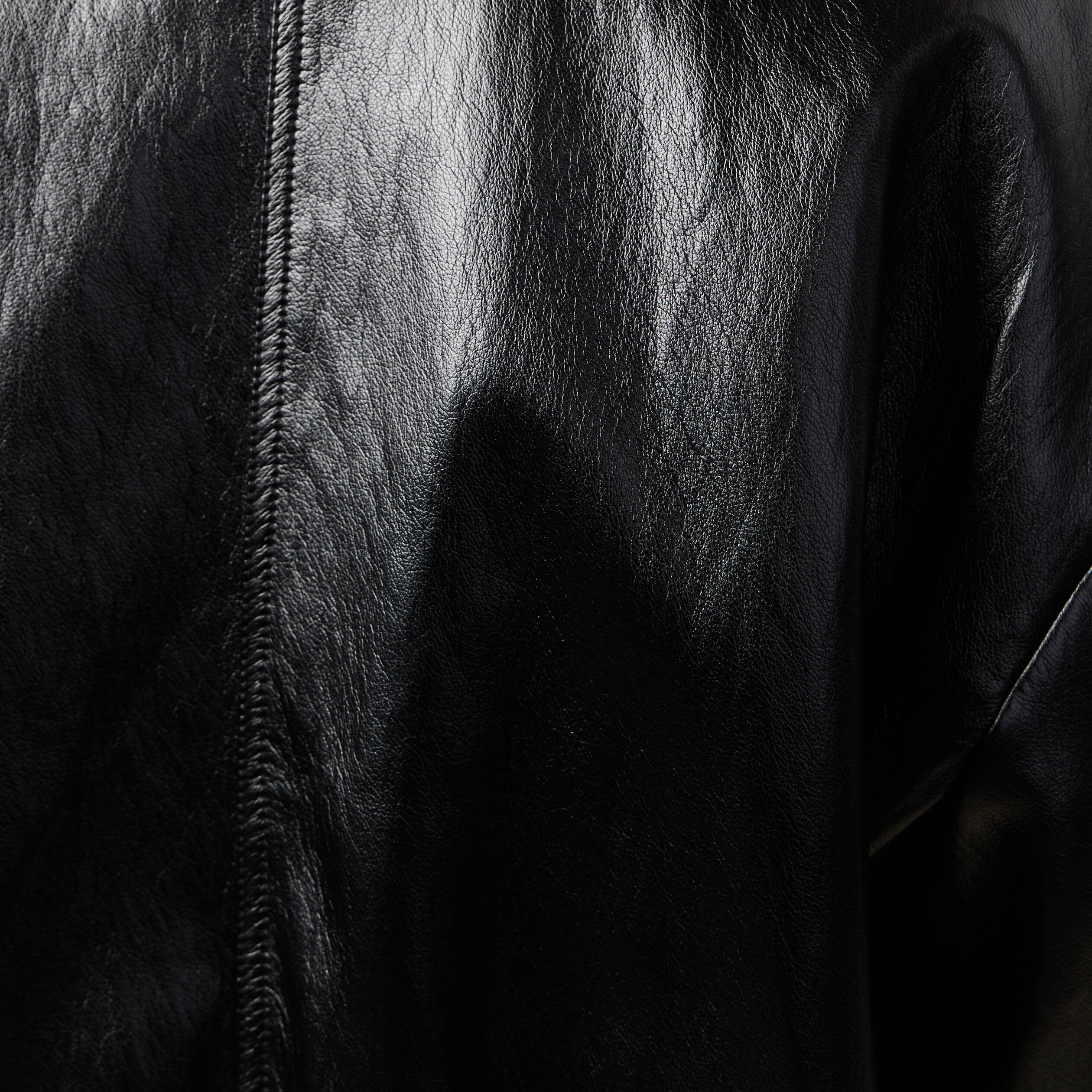 Veste oversize manches longues doubl&eacute;e noir femme