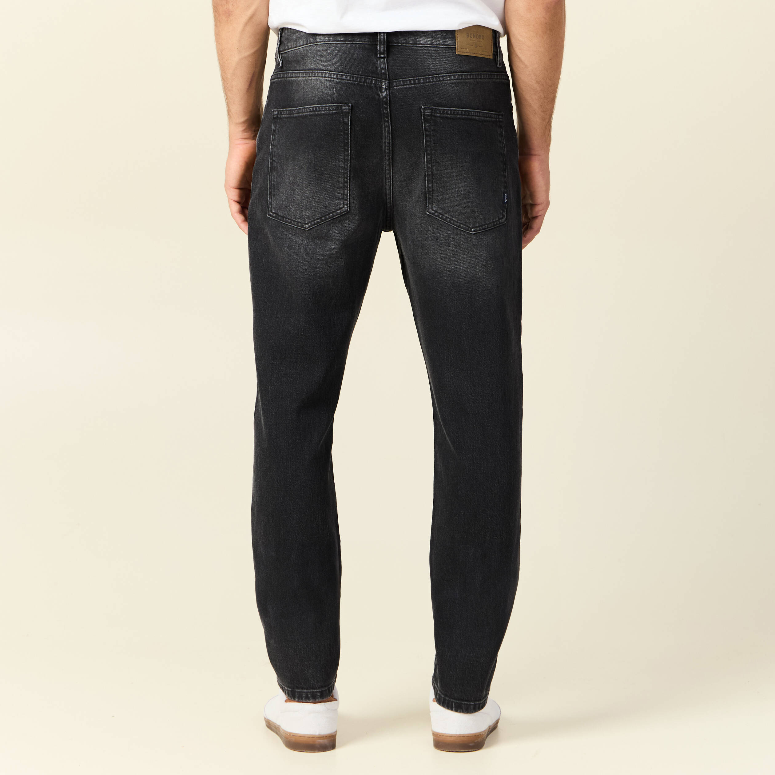 Jeans homme noir straight deals