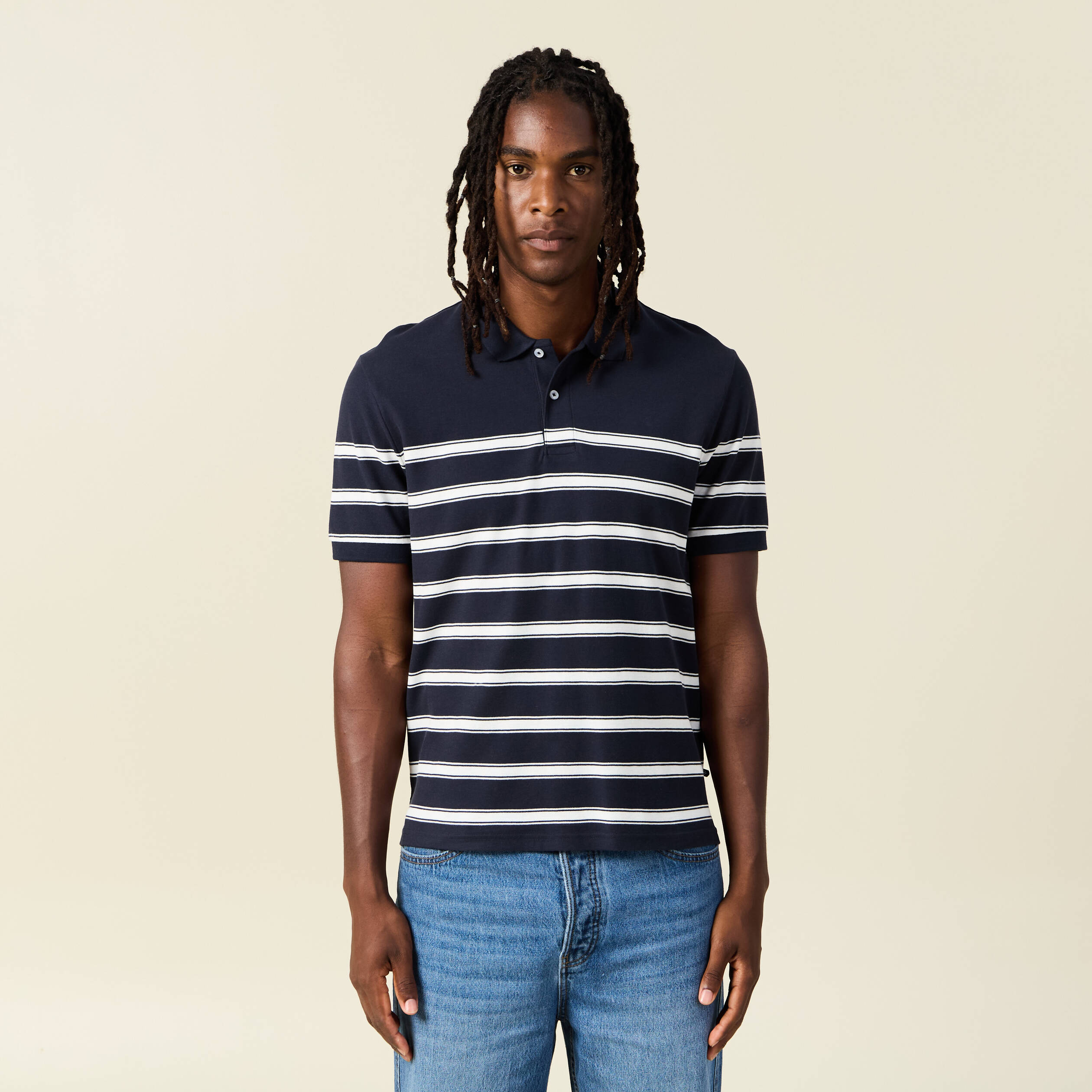 polo eco responsable ecru homme Polo éco-responsable ecru homme