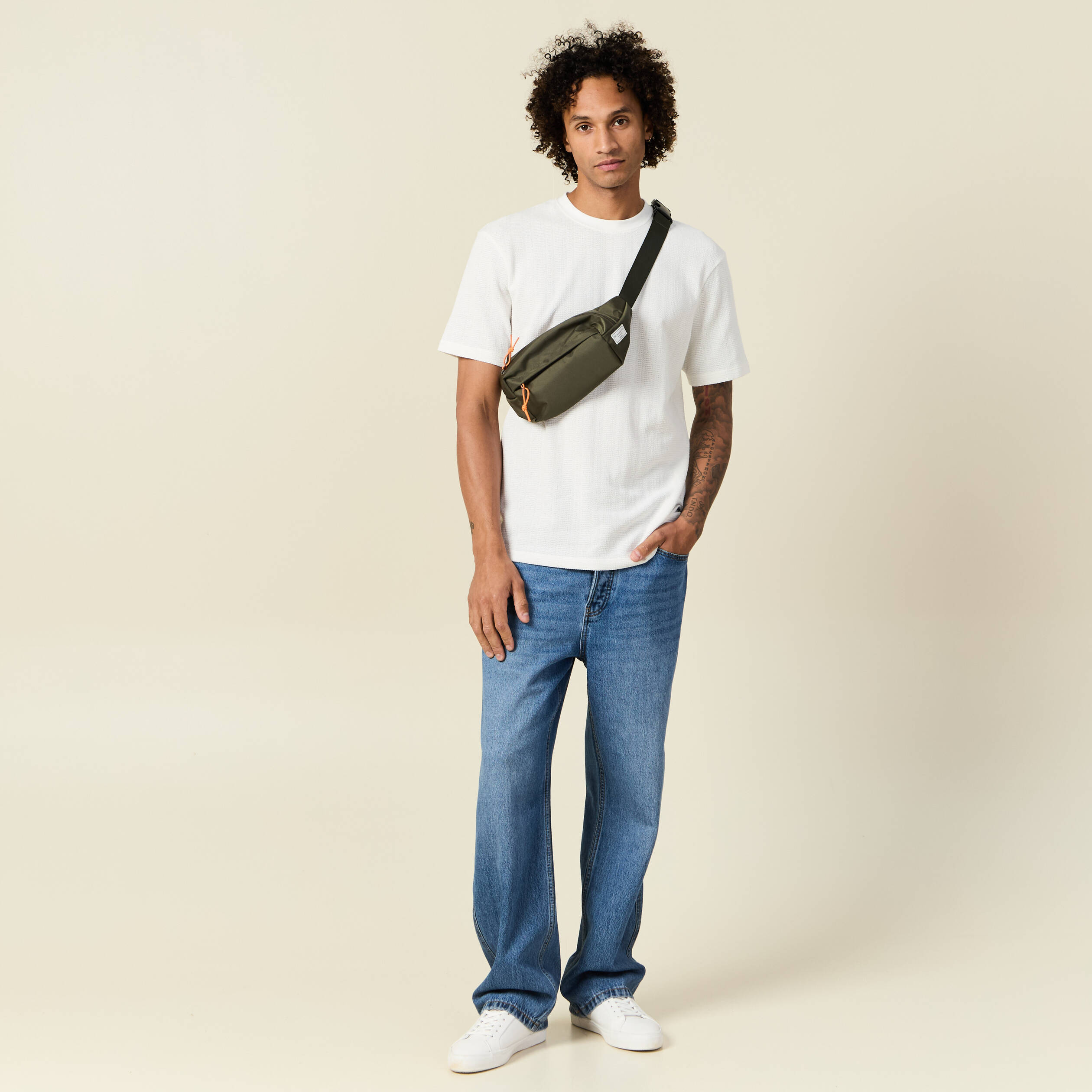 t shirt manches courtes ecru homme T-shirt manches courtes ecru homme
