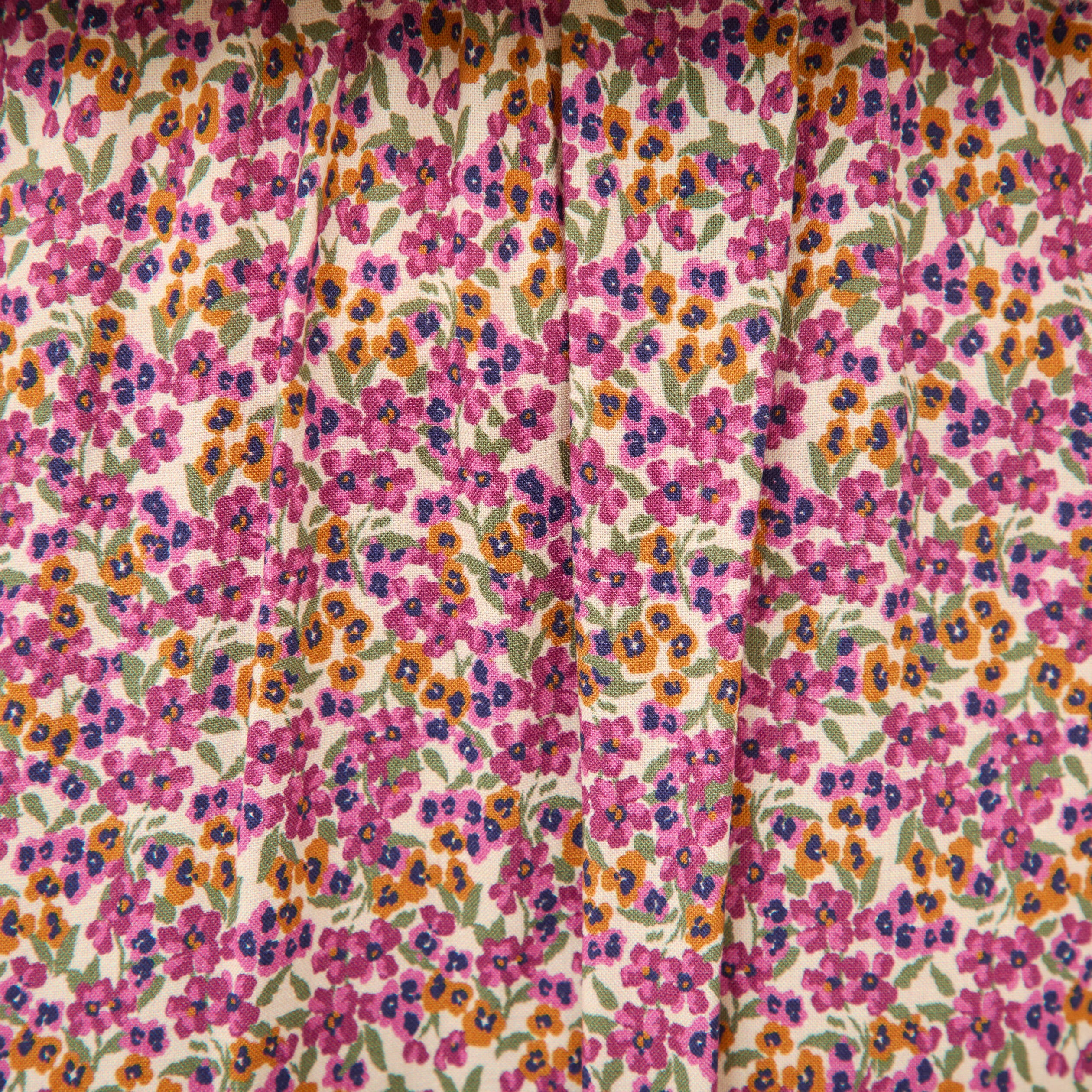 Jupe fluide rose framboise femme