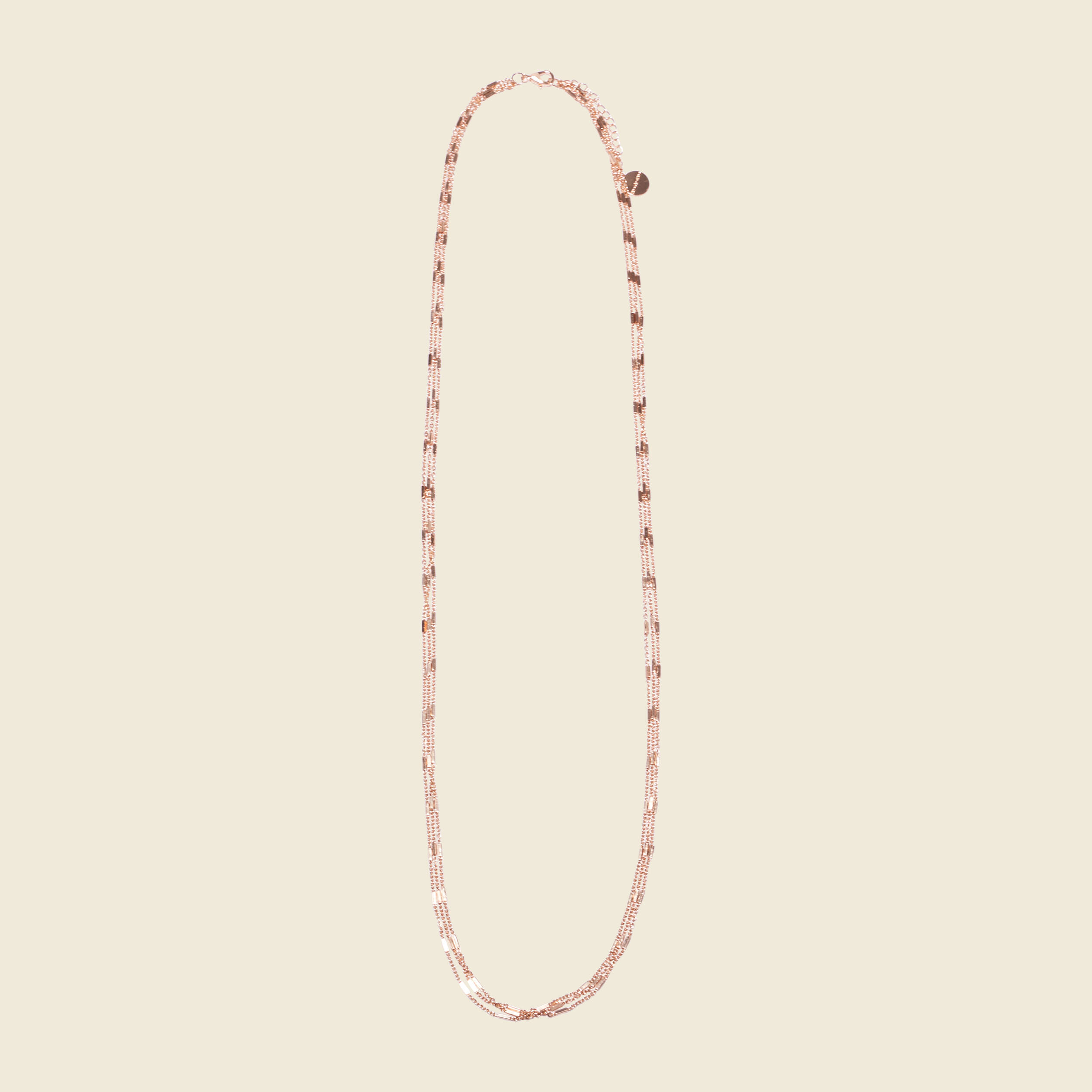 collier chaines multirangs couleur or femme Collier chaînes multirangs couleur or femme