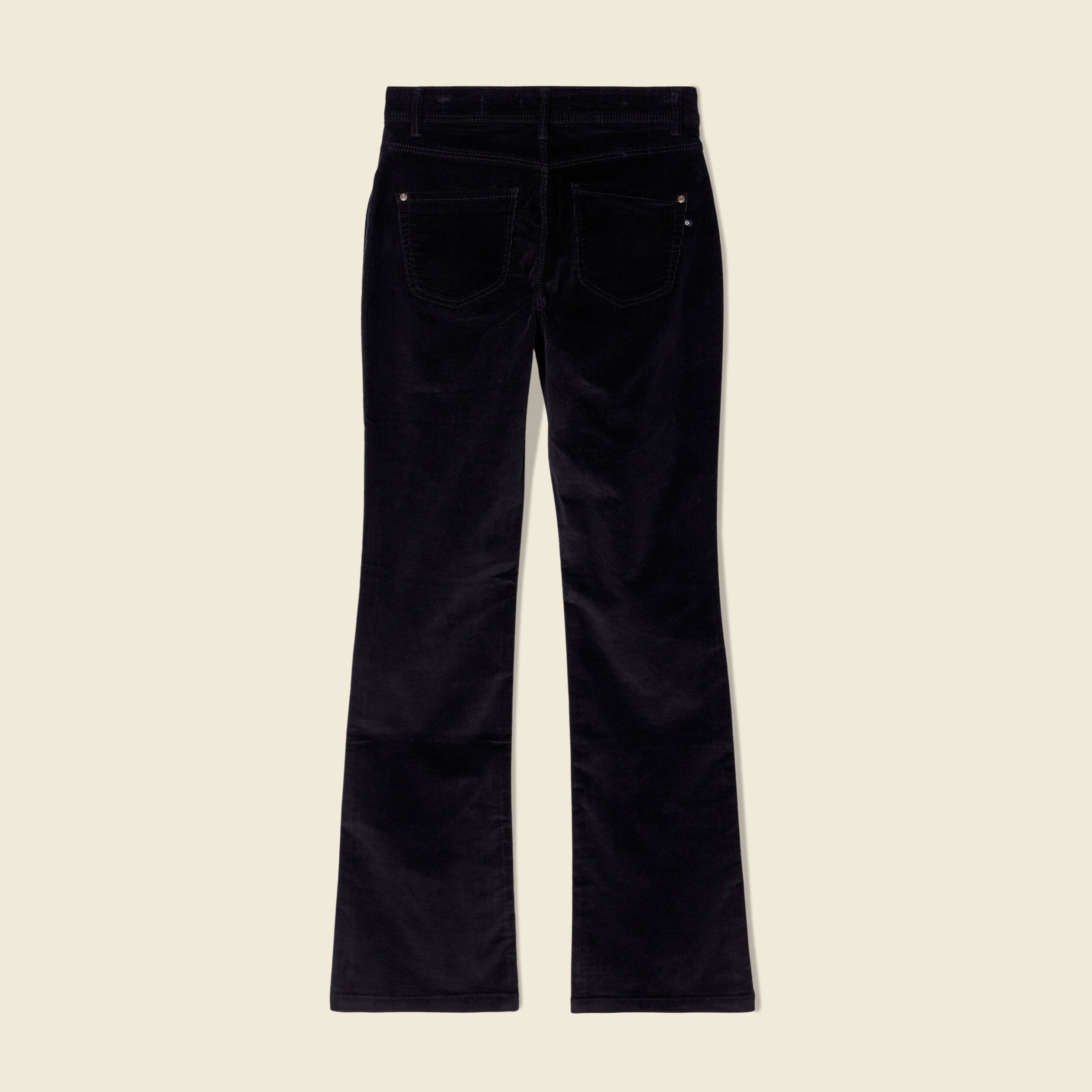 pantalon bootcut velours noir femme Pantalon bootcut velours noir femme