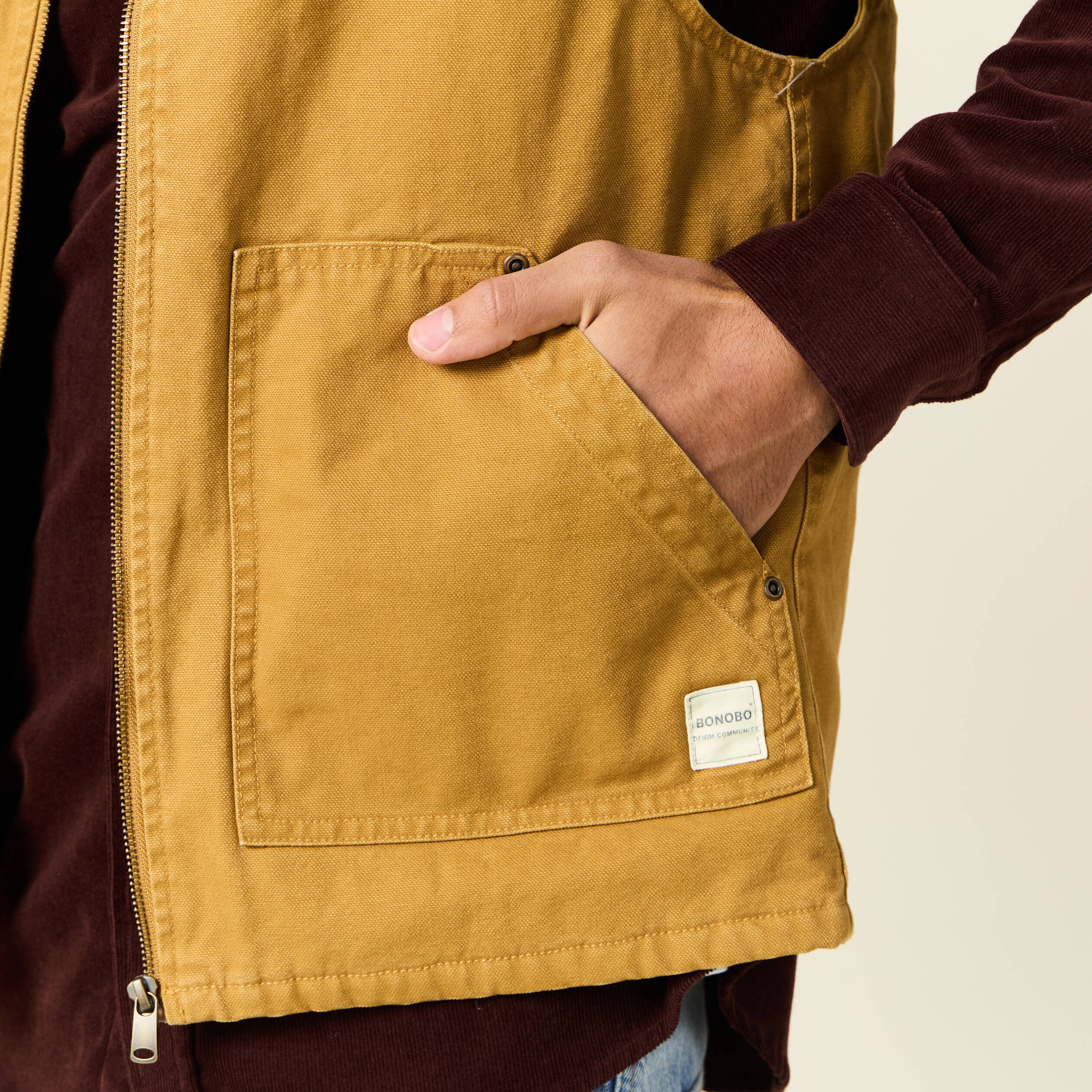 blouson sans manches col teddy camel homme Blouson sans manches col teddy camel homme