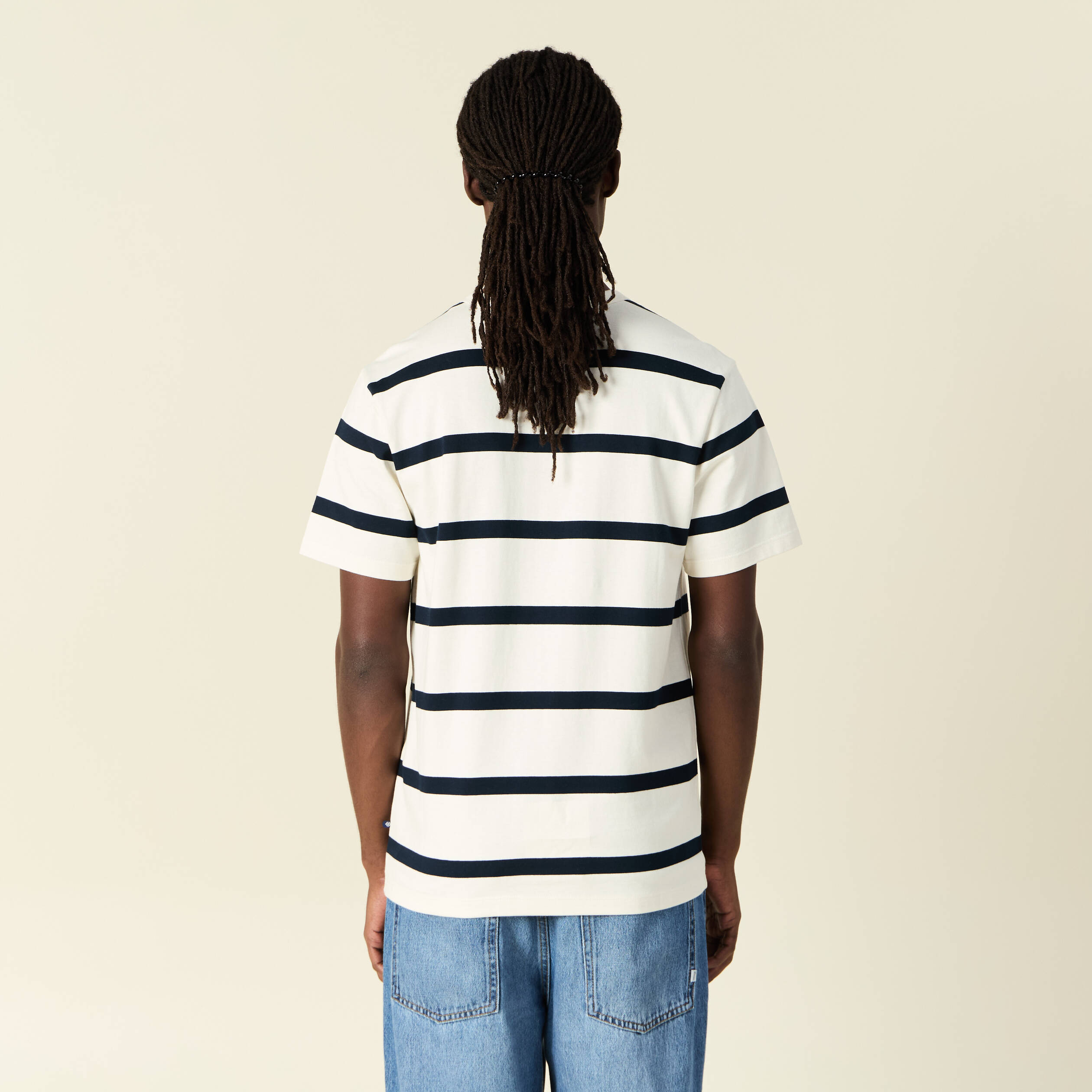 t shirt manches courtes ecru homme T-shirt manches courtes ecru homme