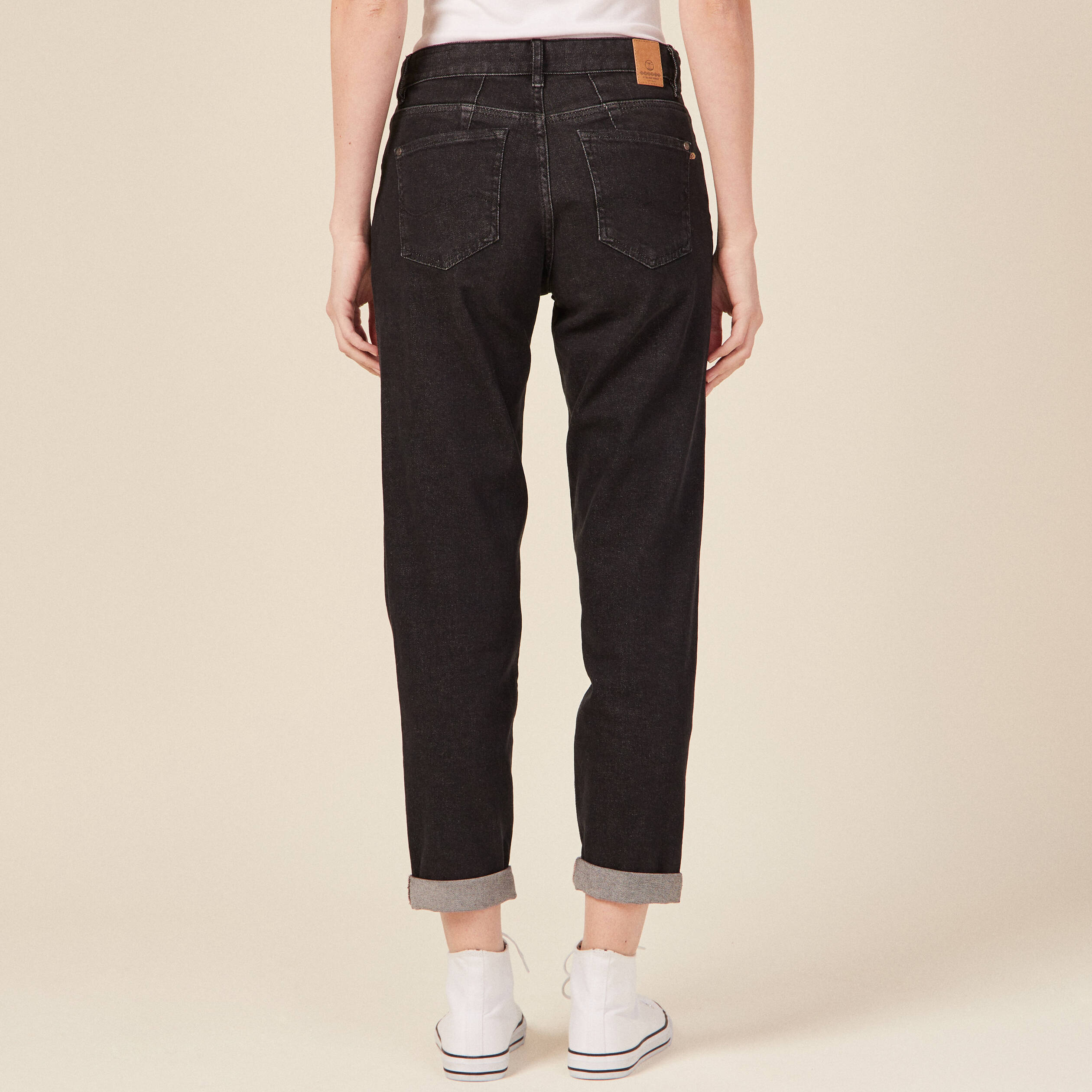 jeans girlfriend 5 poches denim gris femme Jeans girlfriend 5 poches denim gris femme