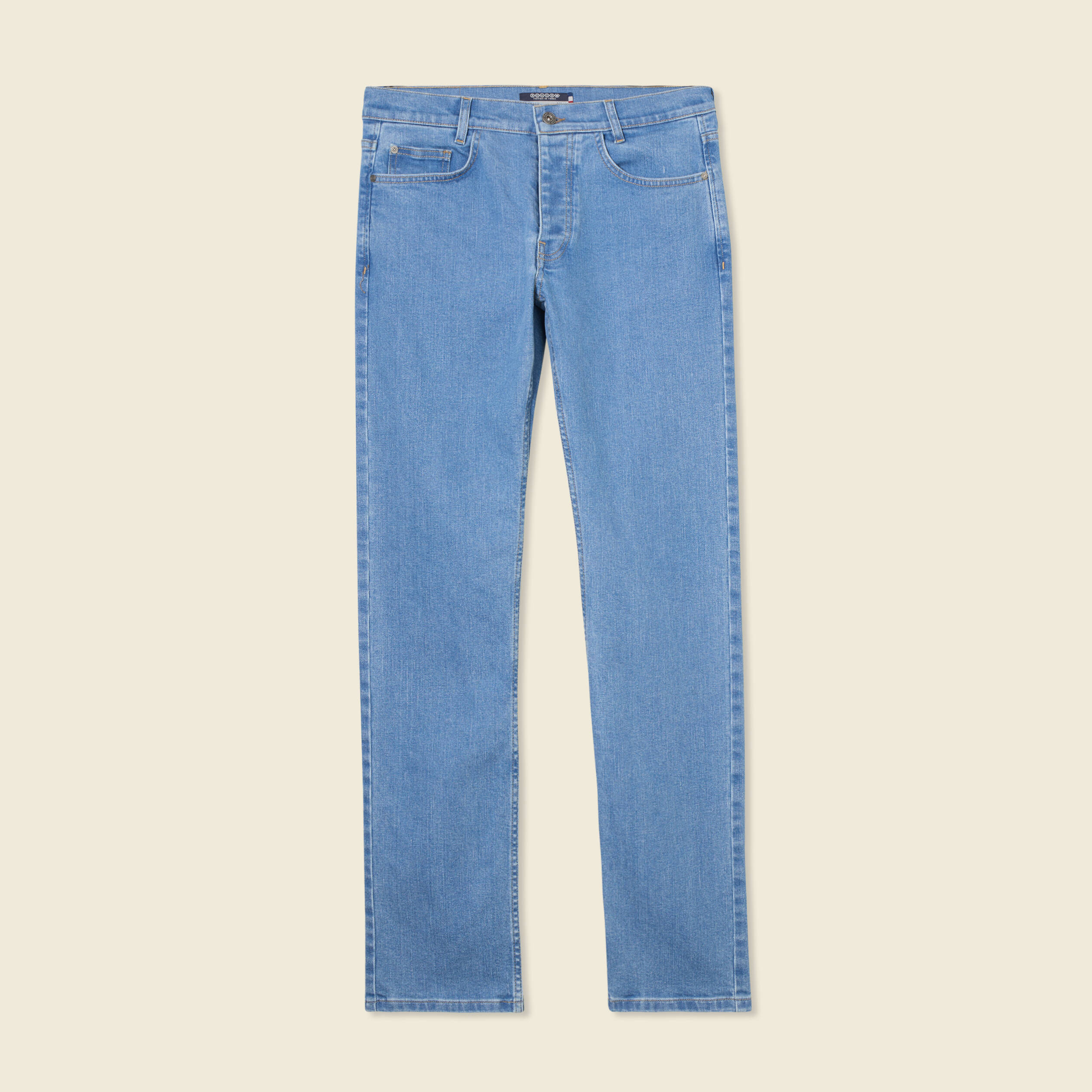 jeans straight fabrique en france denim stone homme Jeans straight fabriqué en France denim stone homme