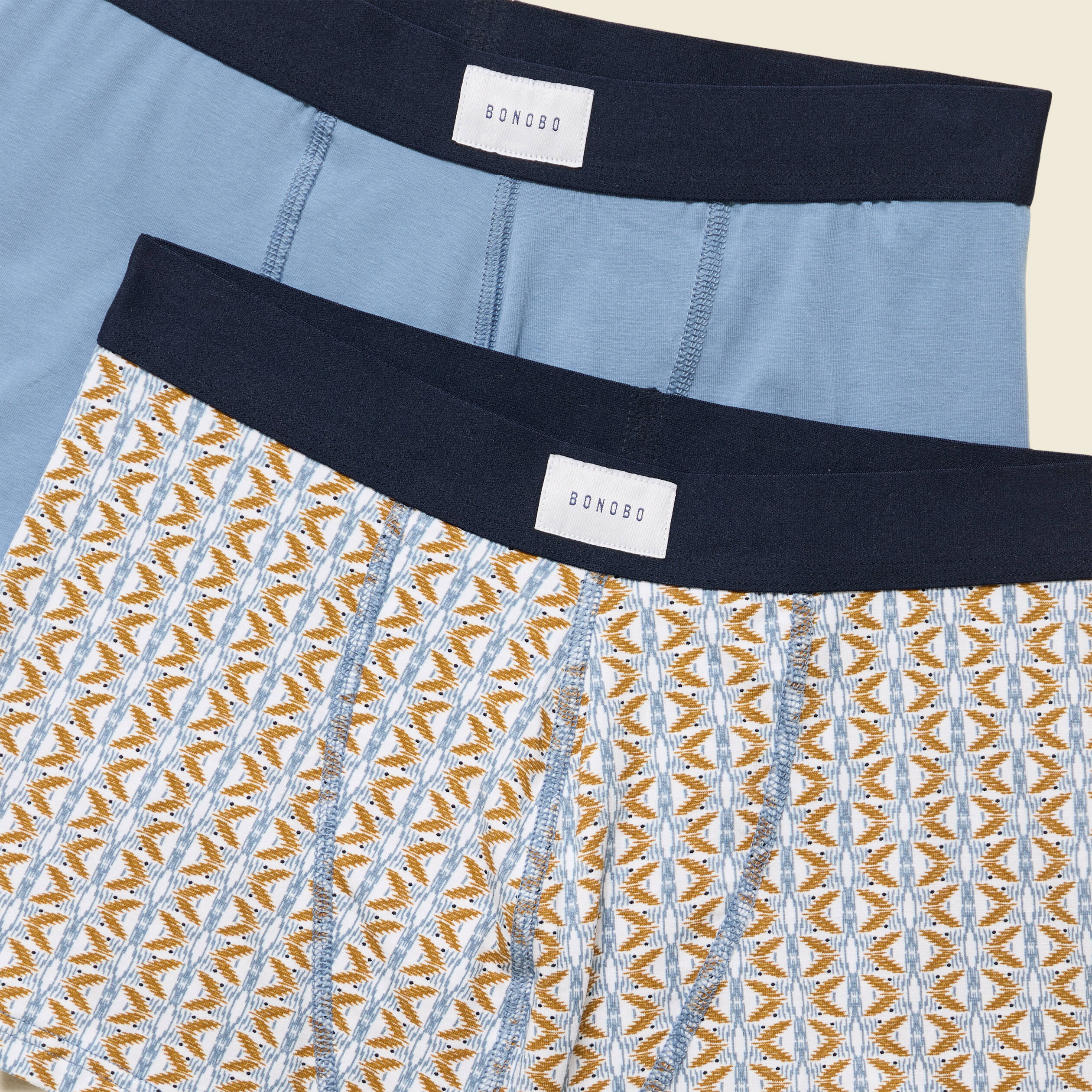 pack de 2 boxers bleu gris homme Pack de 2 boxers bleu gris homme