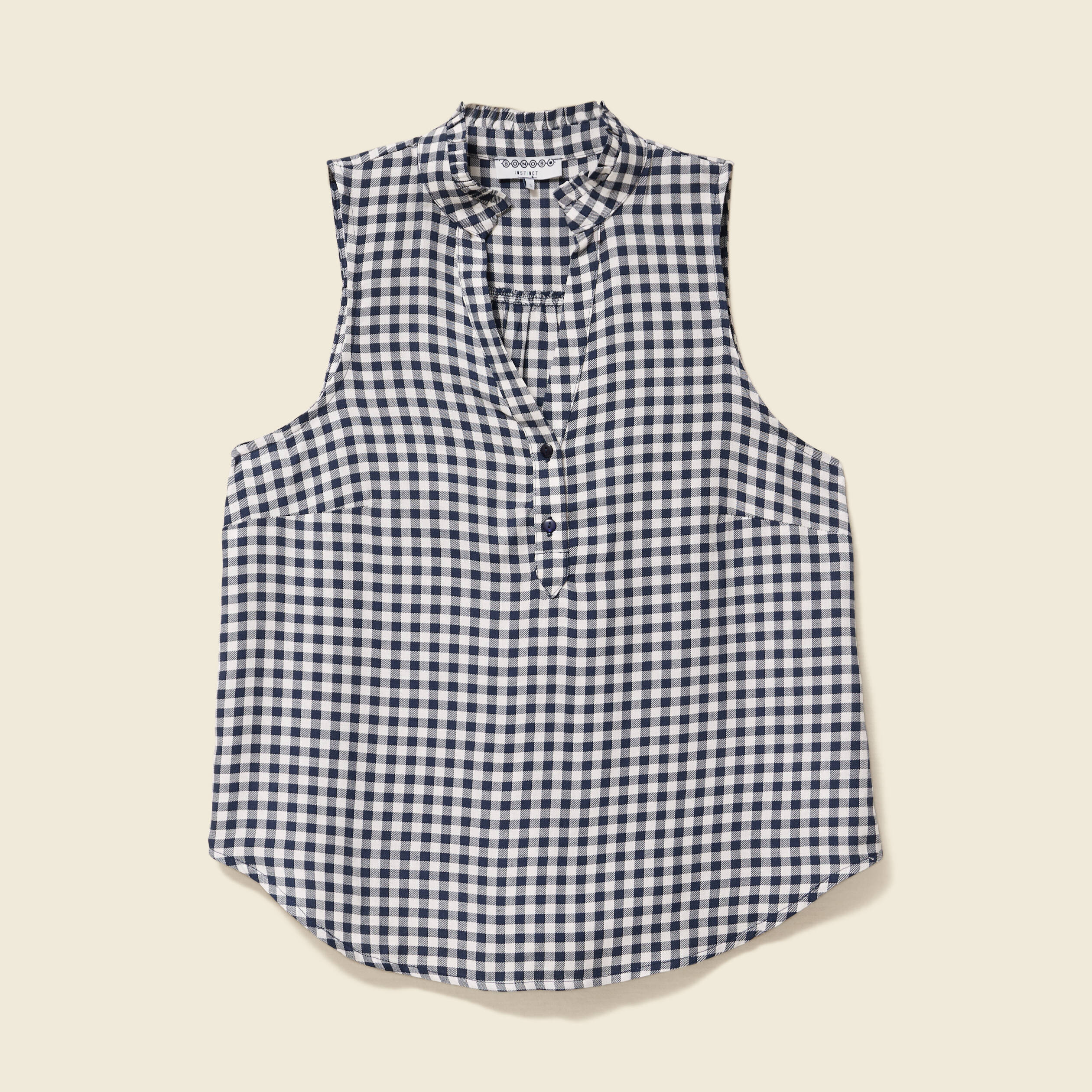 top sans manches fluide bleu marine femme Top sans manches fluide bleu marine femme