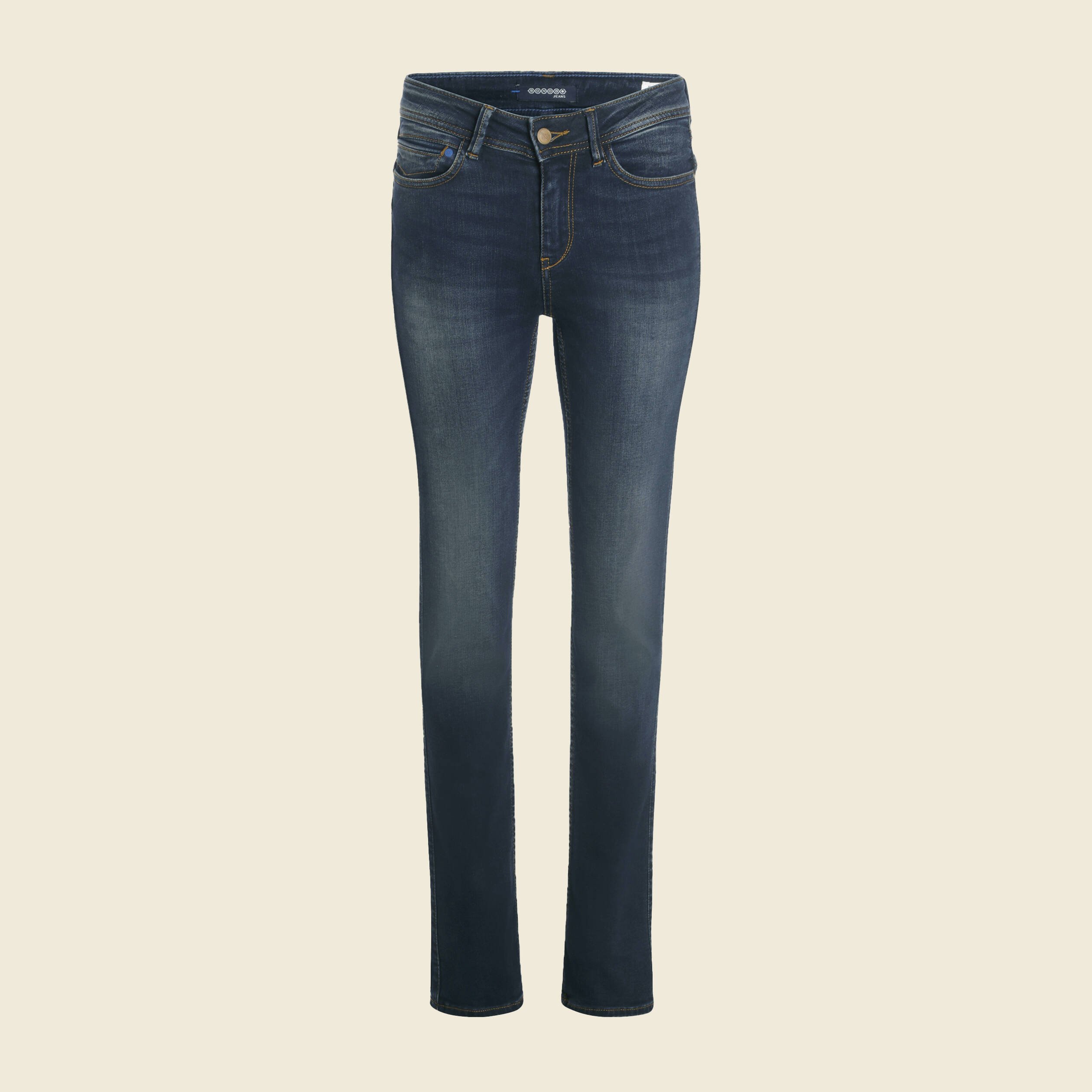 jeans regular taille haute denim brut femme Jeans regular taille haute denim brut femme