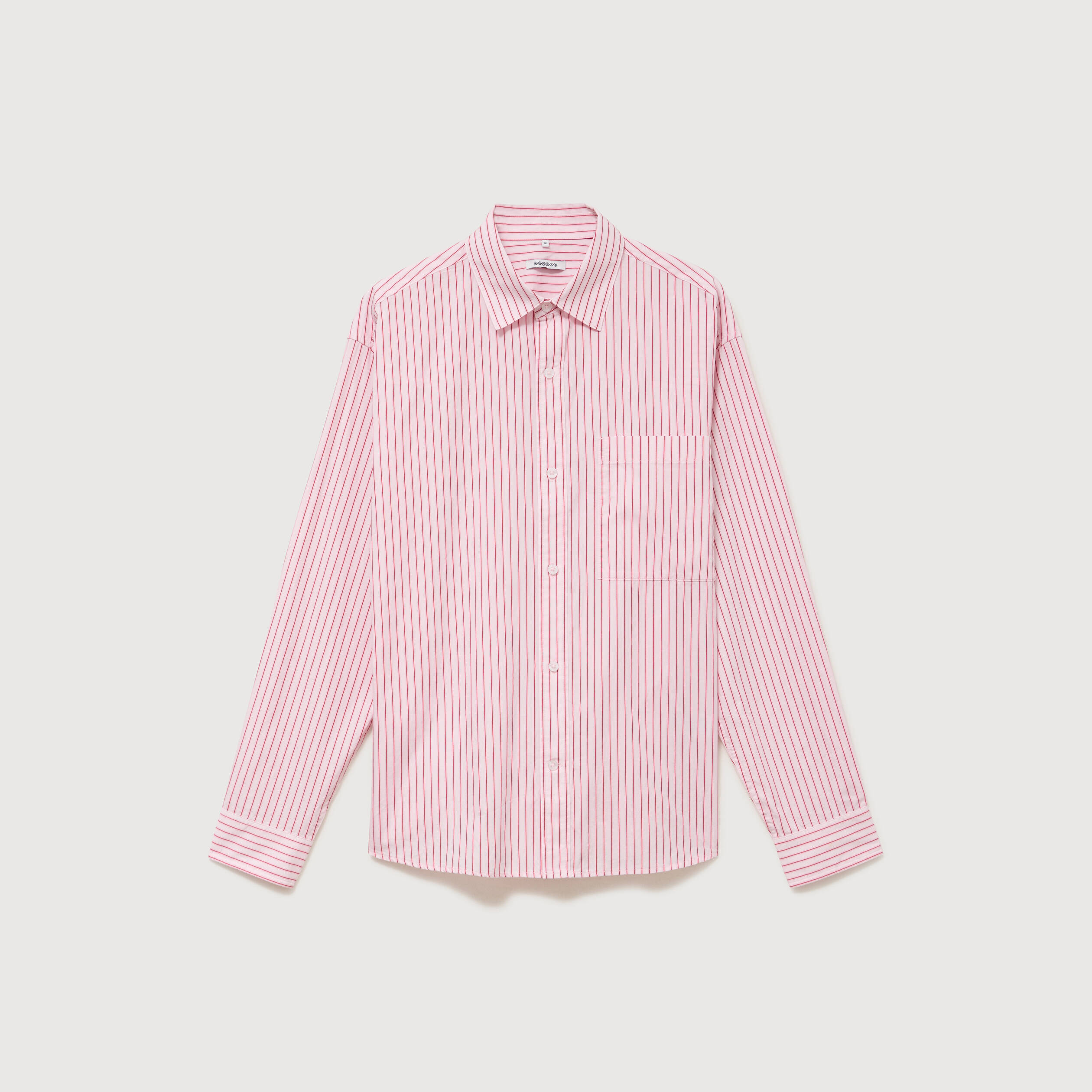 Chemise boyfriend en coton rose homme