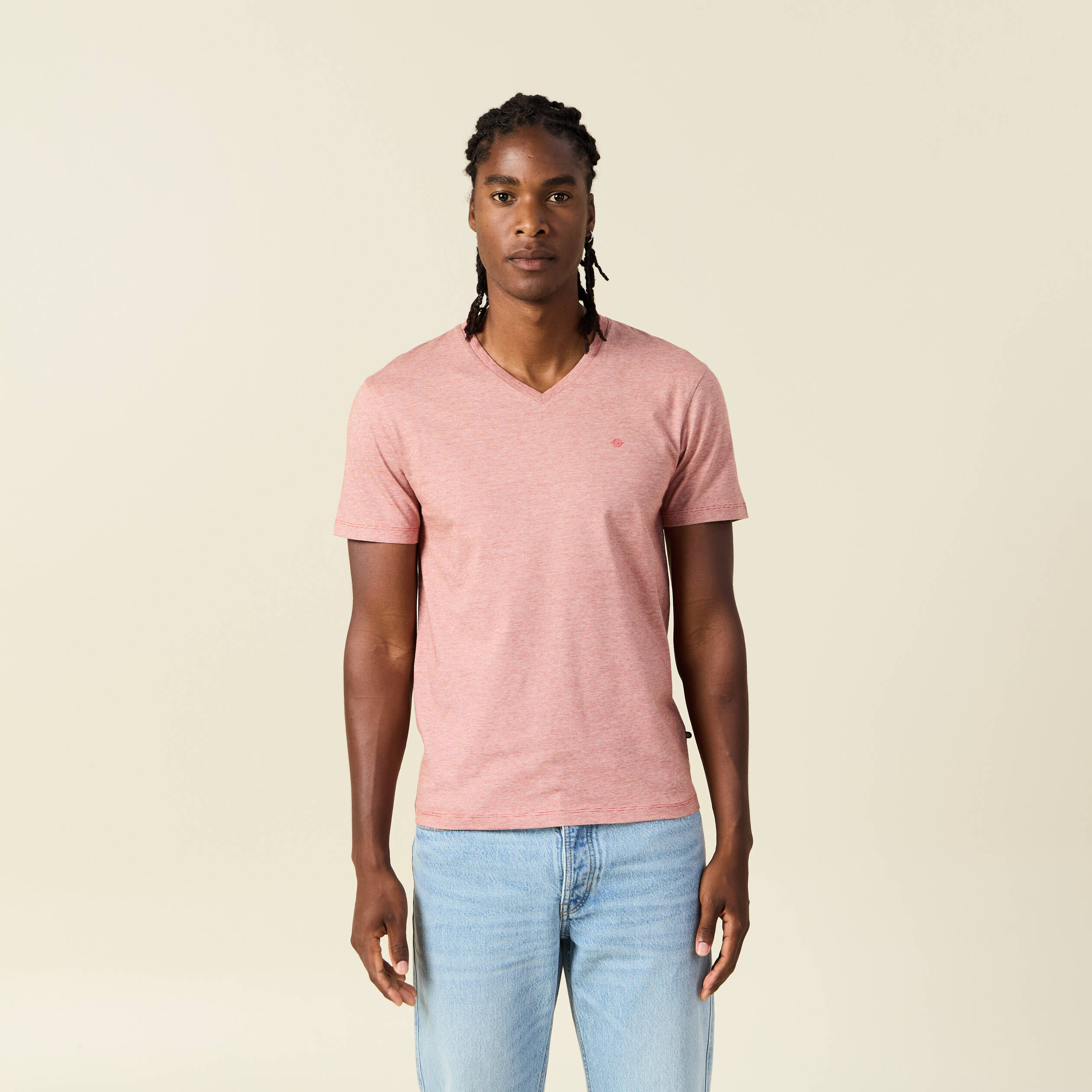 t shirt manches courtes homme marron cognac homme T-shirt manches courtes homme marron cognac homme