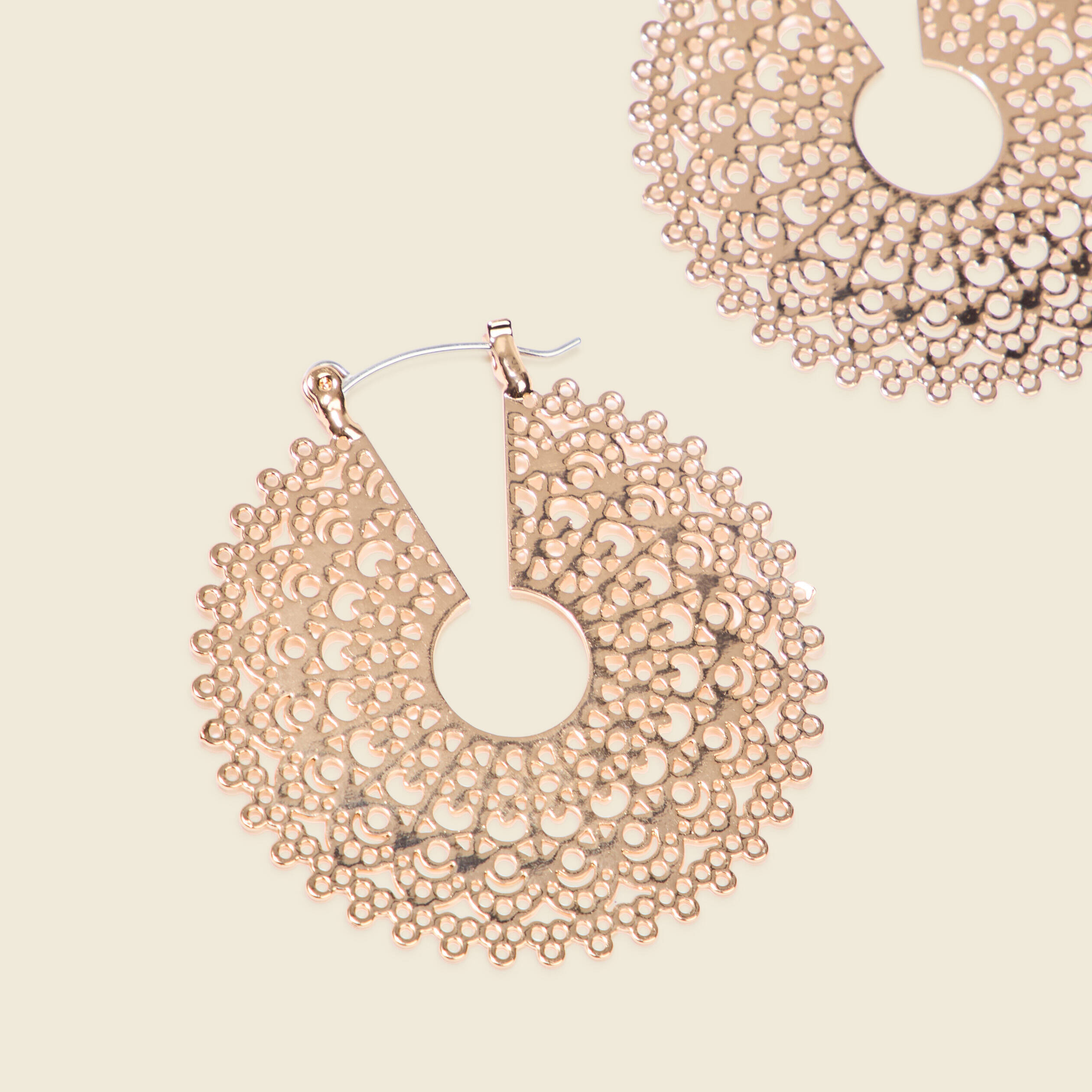 boucles doreilles creoles couleur or femme Boucles d'oreilles créoles couleur or femme