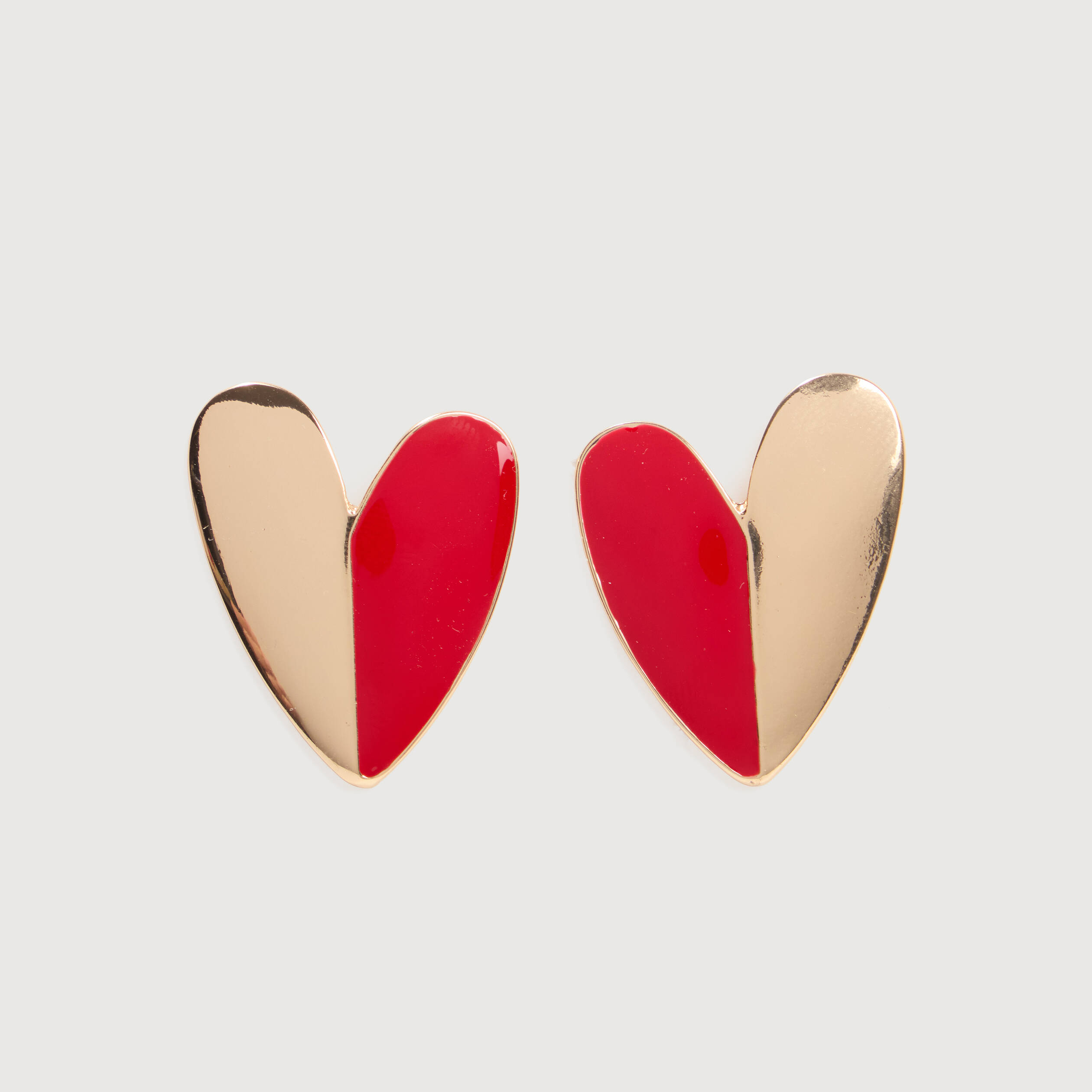 Boucles d'oreilles rouge femme
