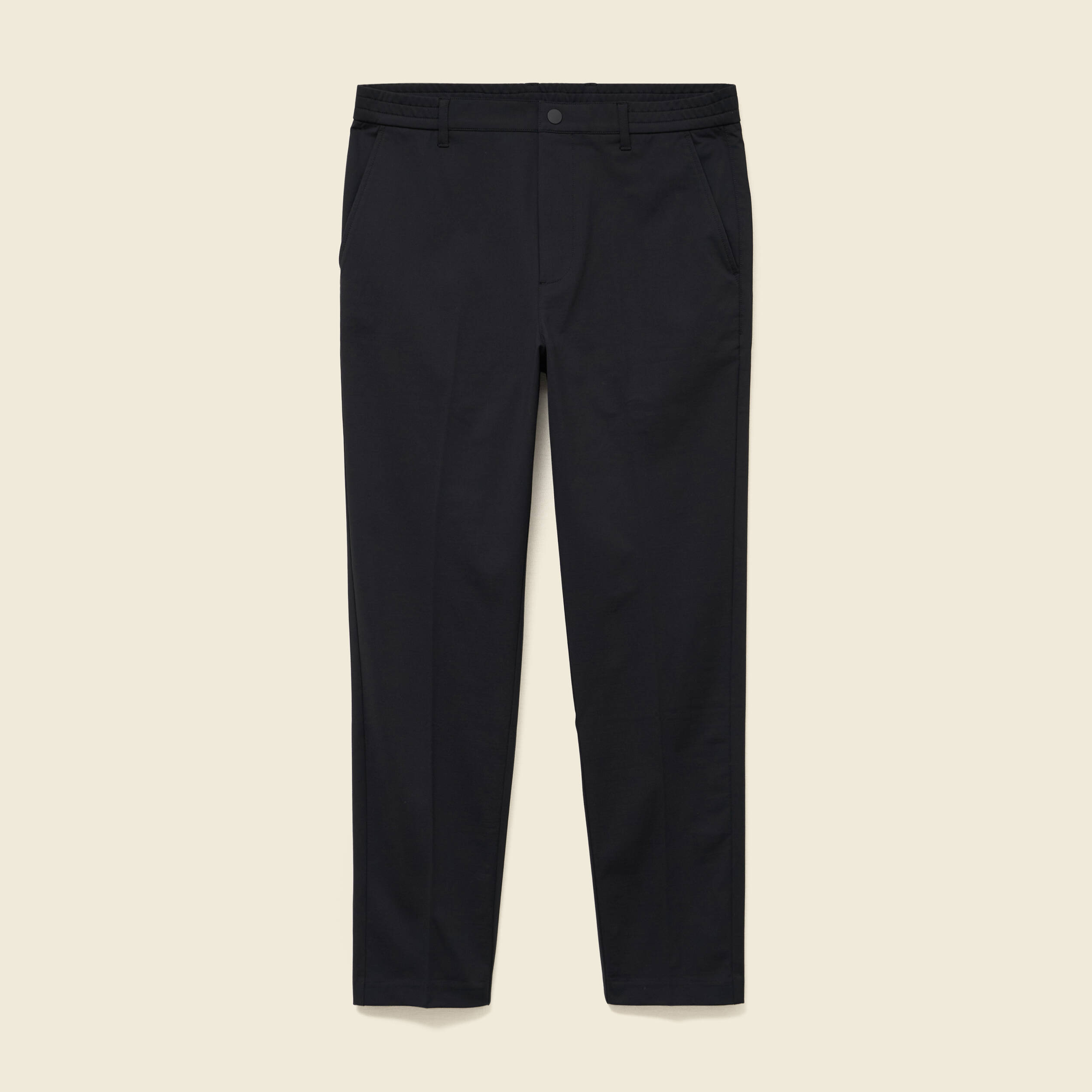 Pantalon chino stretch noir homme