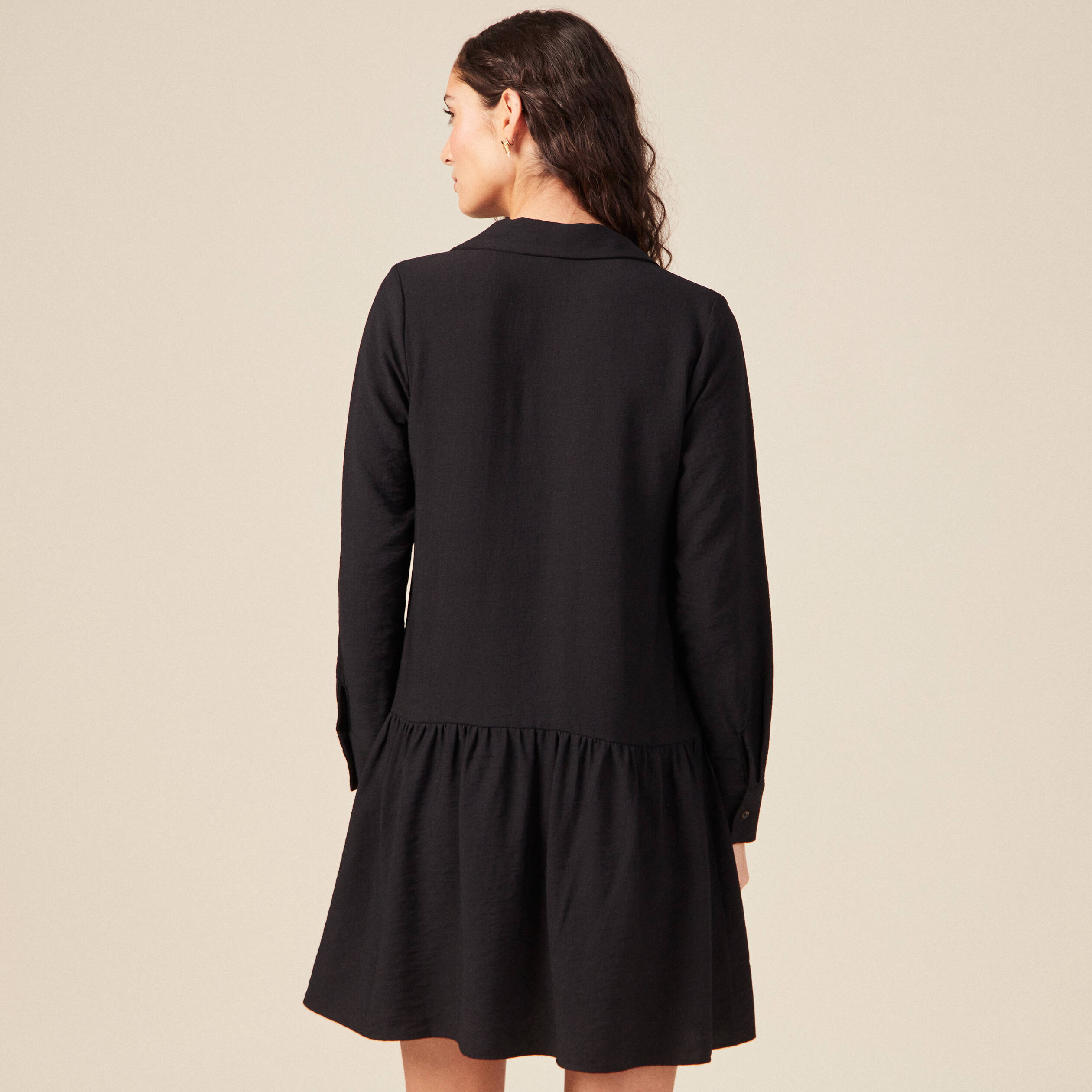 Robe sales noir trapeze