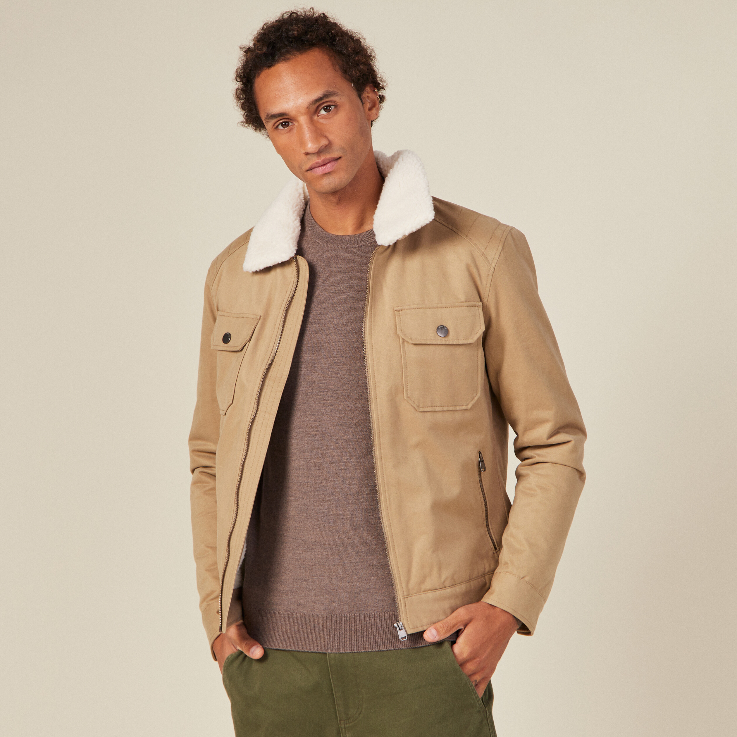 Veste sport homme 713 - chanvre et coton bio