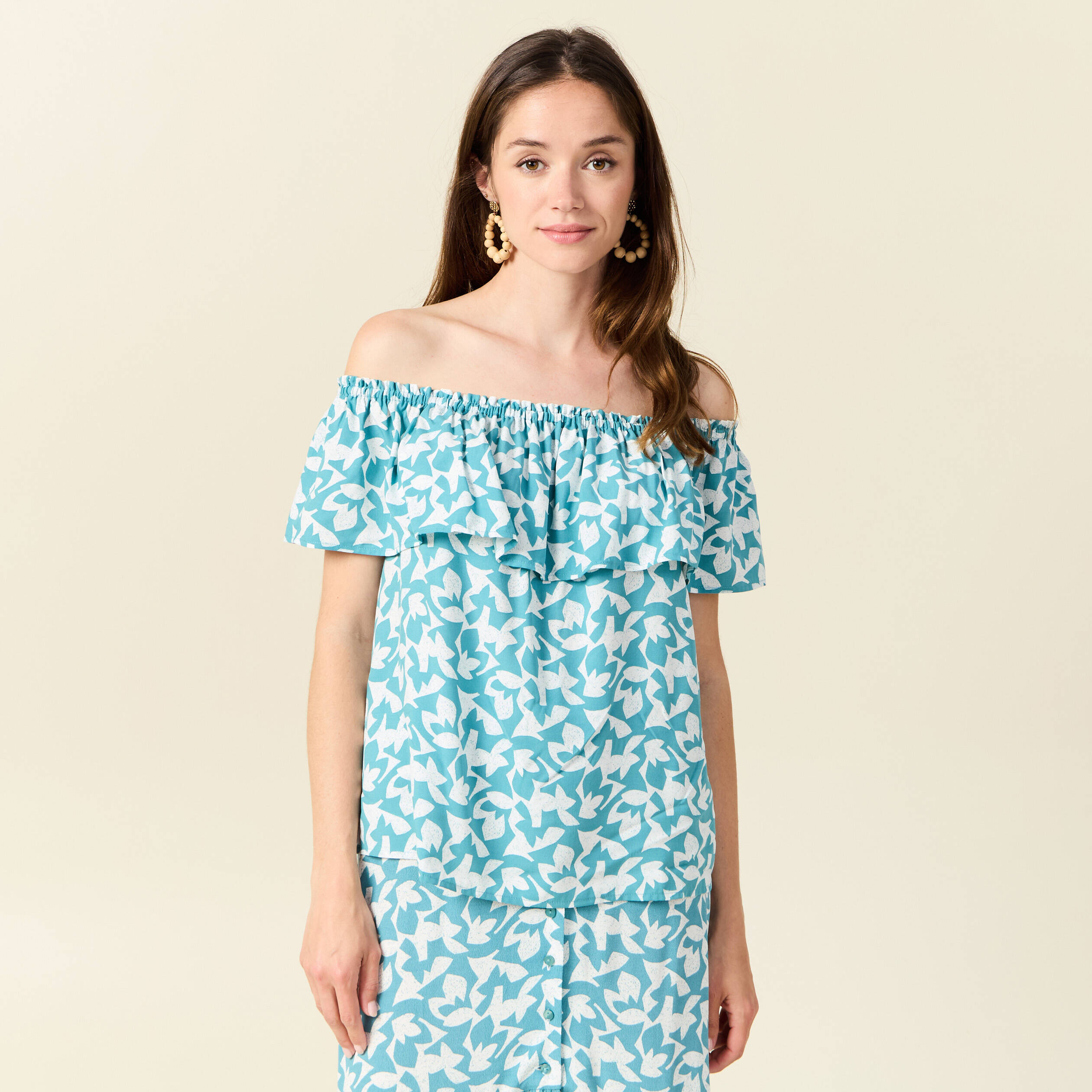 blouse manches courtes blanc femme Blouse manches courtes blanc femme