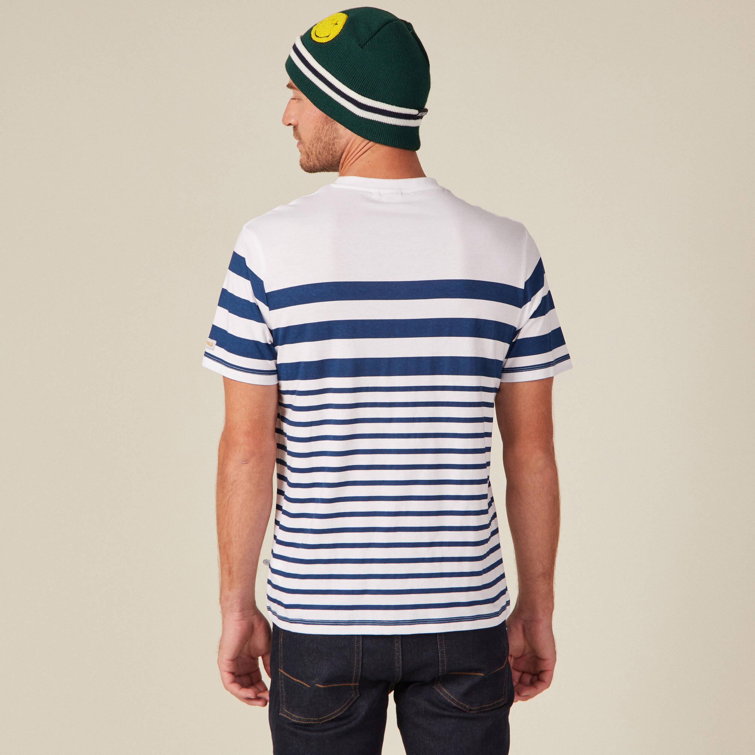 T-shirt SmileyWorld ecru homme
