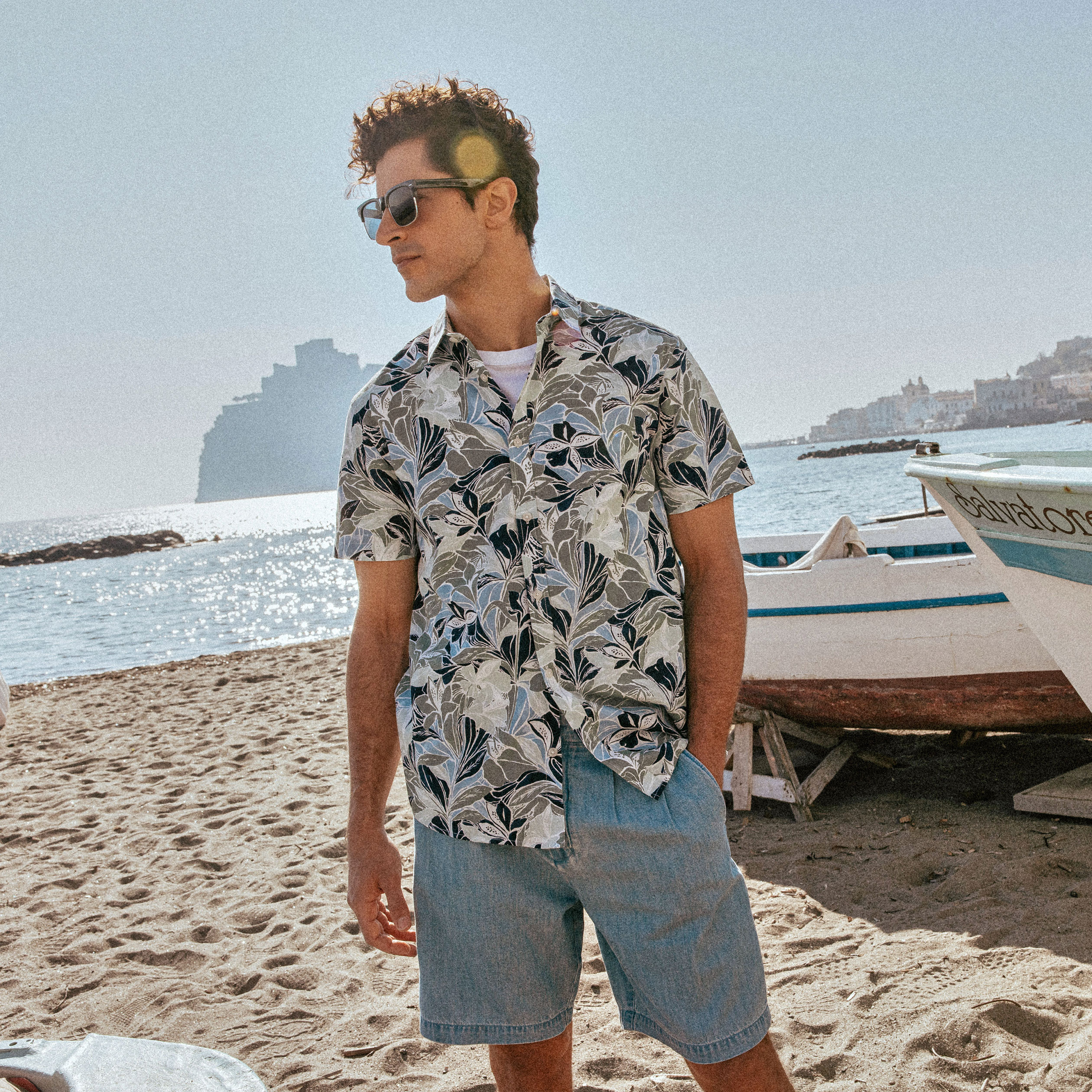 chemise manches courtes multicolore homme Chemise manches courtes multicolore homme