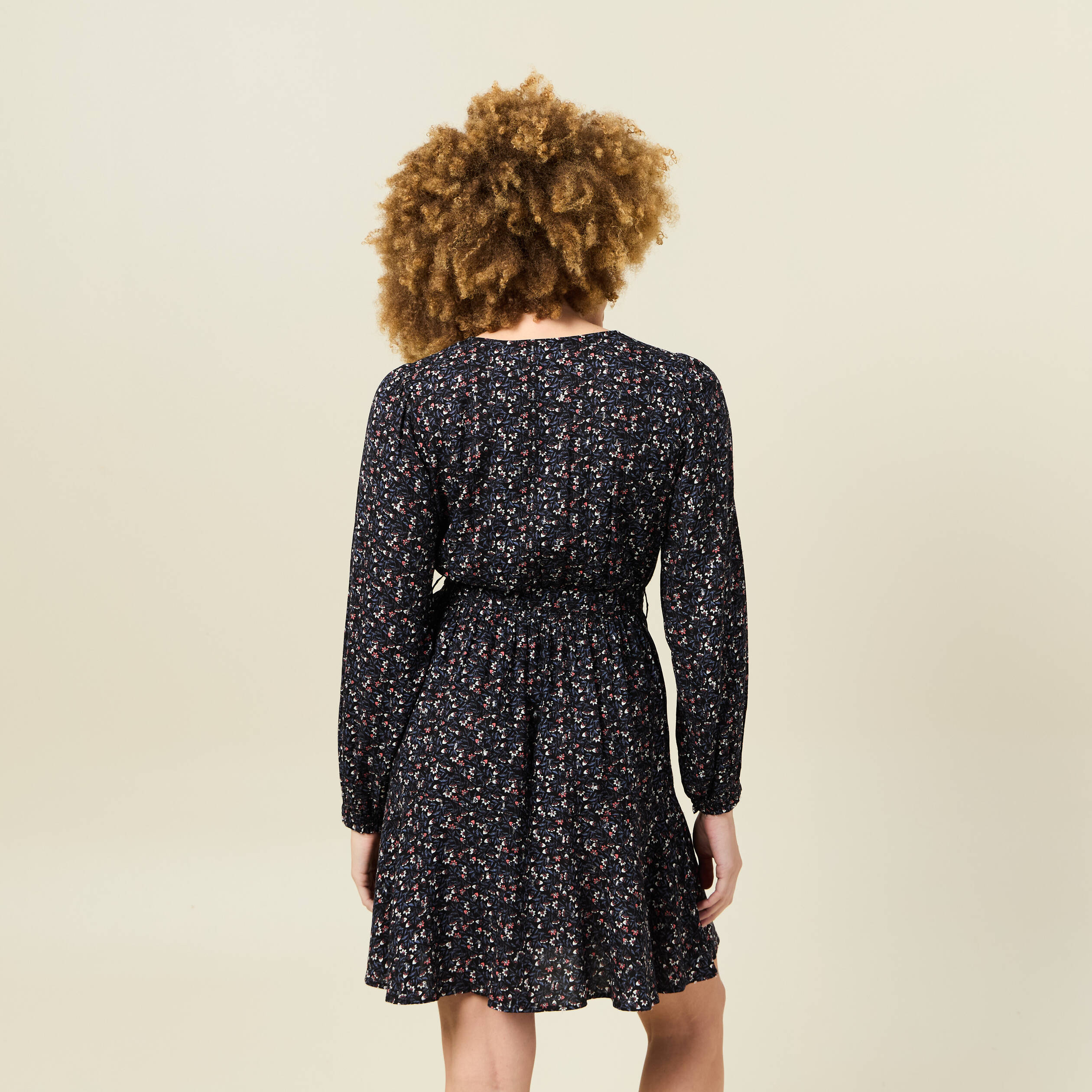 robe evasee eco responsable noir femme Robe évasée éco-responsable noir femme