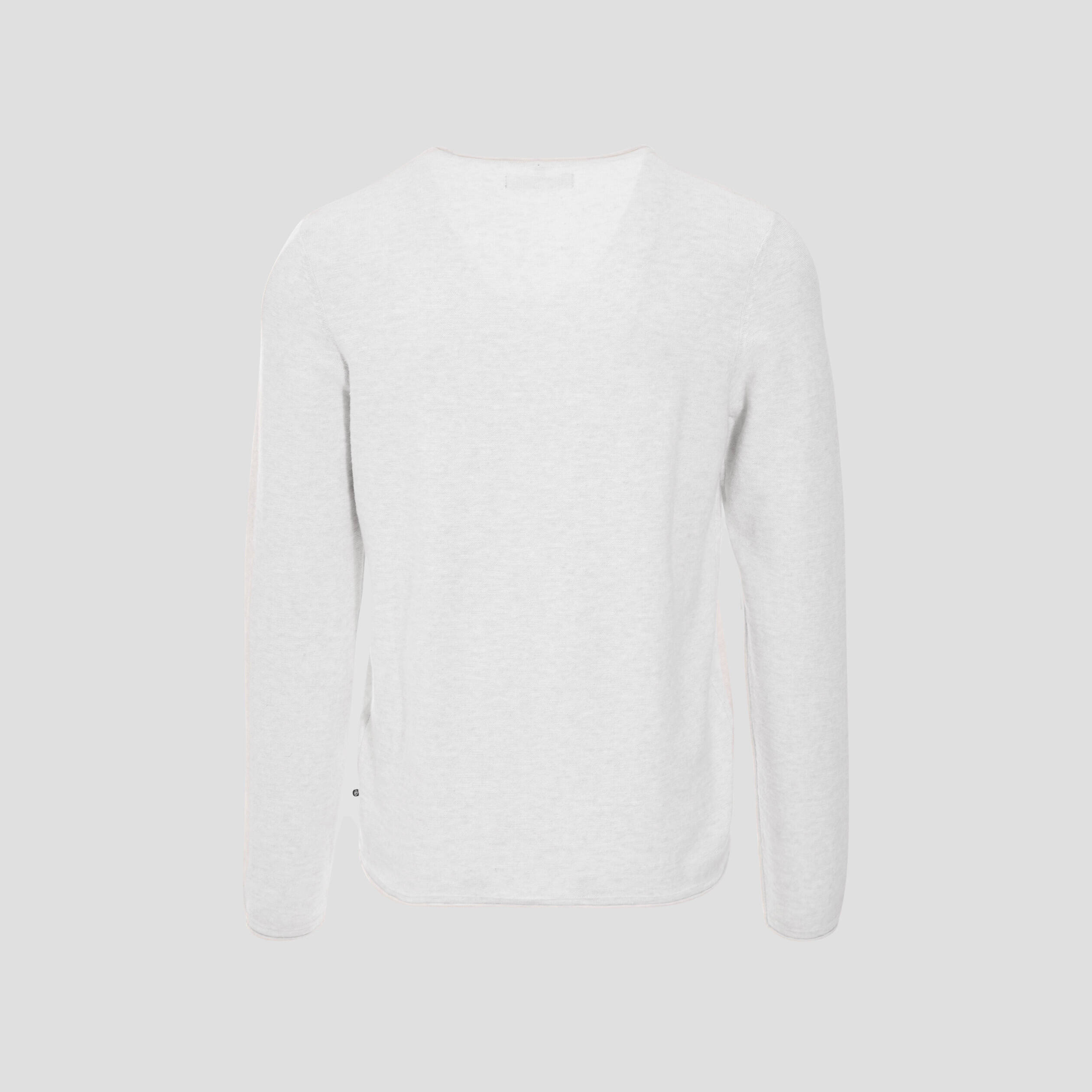 Pull manches longues ecru homme