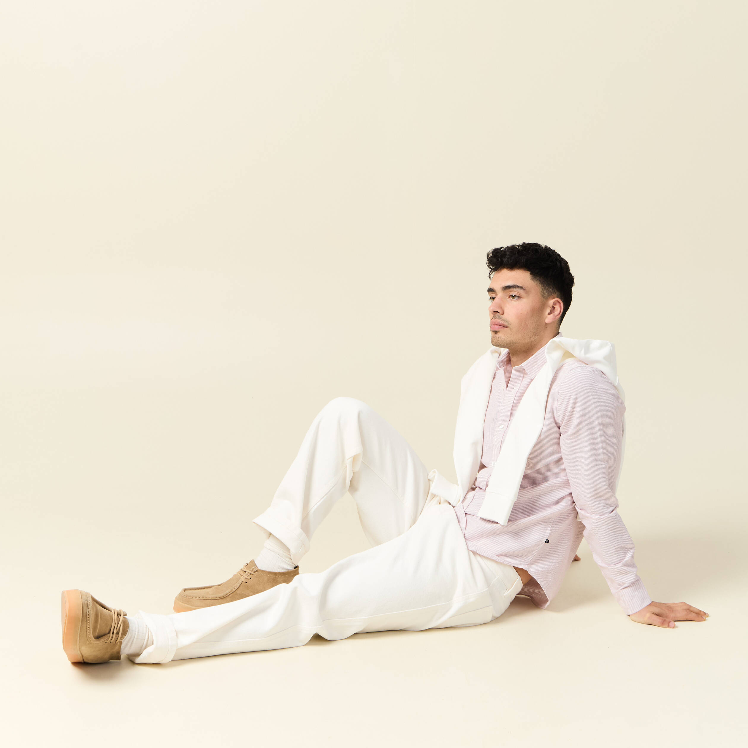chemise manches longues vieux rose homme Chemise manches longues vieux rose homme