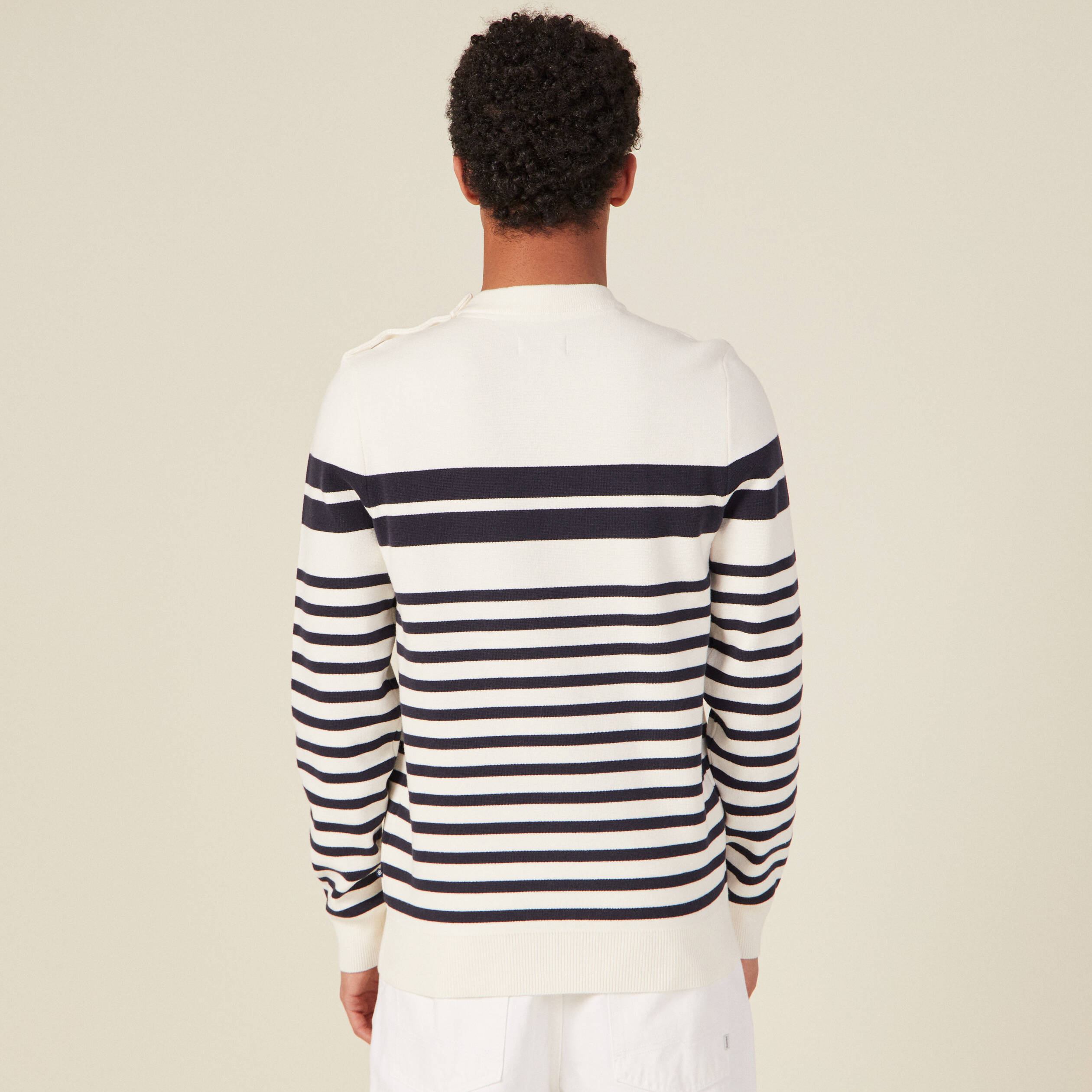 pull eco responsable ecru homme Pull éco-responsable ecru homme